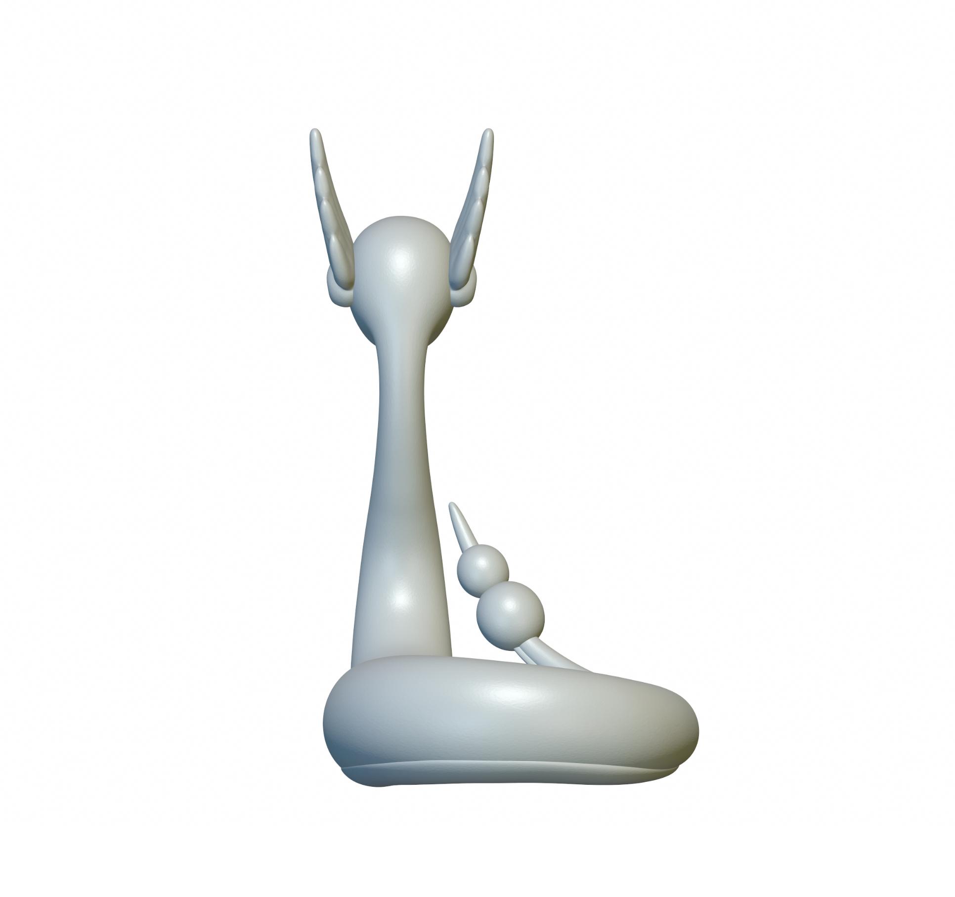 Pokemon Dragonair #148 - Optimized for 3D Printing 3d model