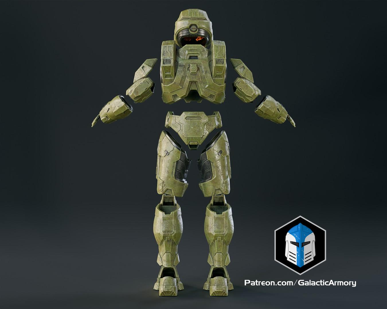 Halo Infinite Master Chief Armor - 3D Print Files 3d model