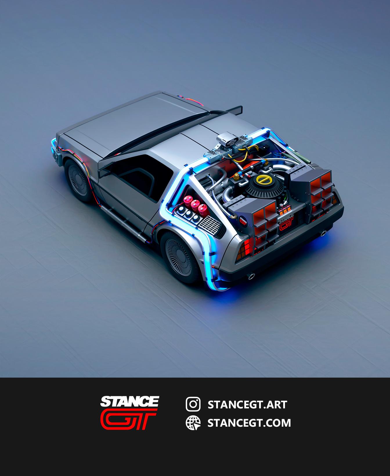 DMC DELOREAN FUTURE | ORIGINAL | Model kit car 3d model