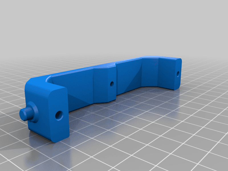Hinged Dual Extruder mount for Ender-3/Creality CR-10/etc 3d model