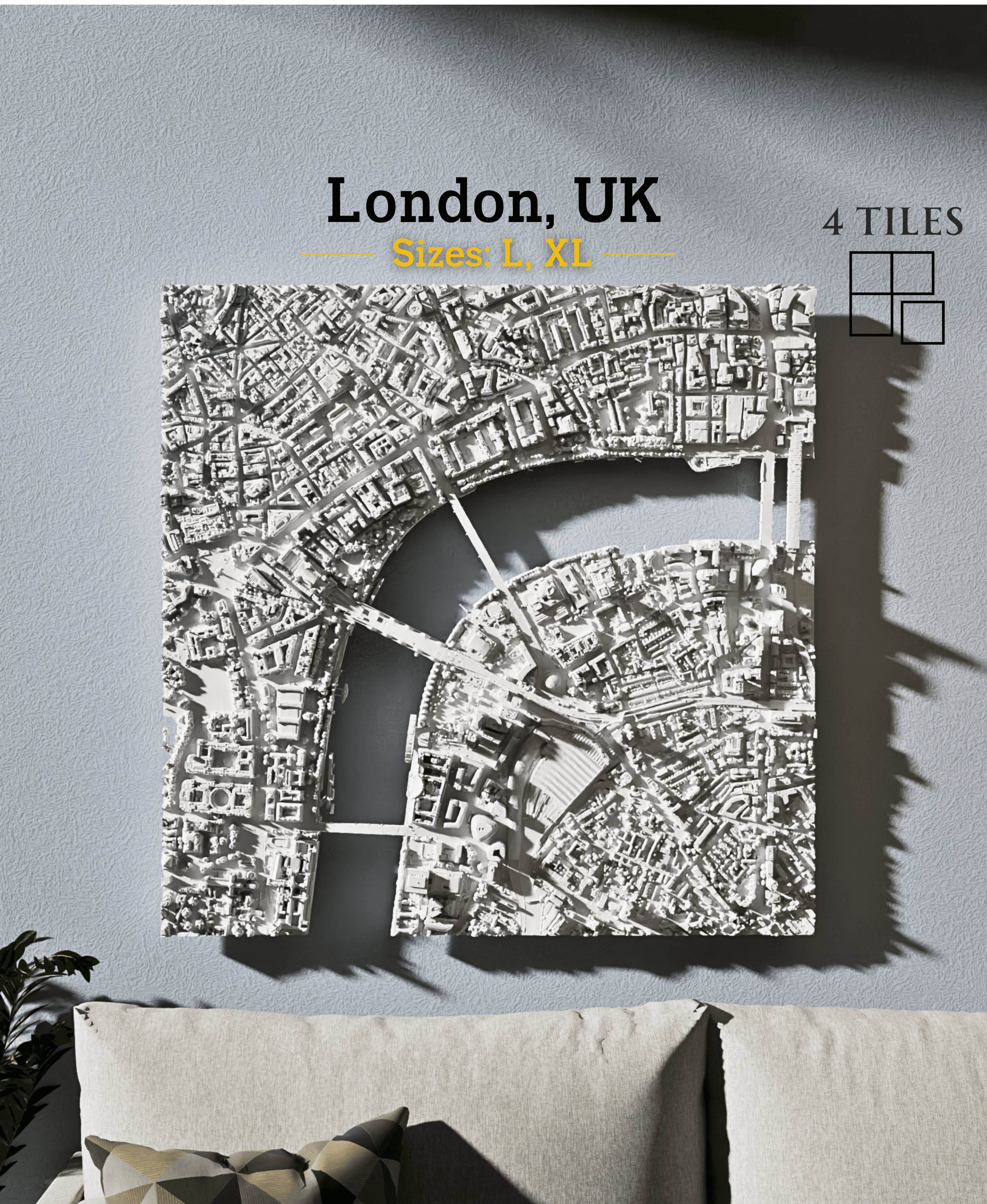 London, UK - Small 3d model