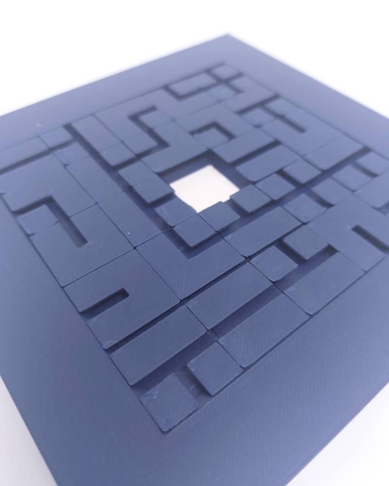 Slider Maze puzzle nr 9. 3d model