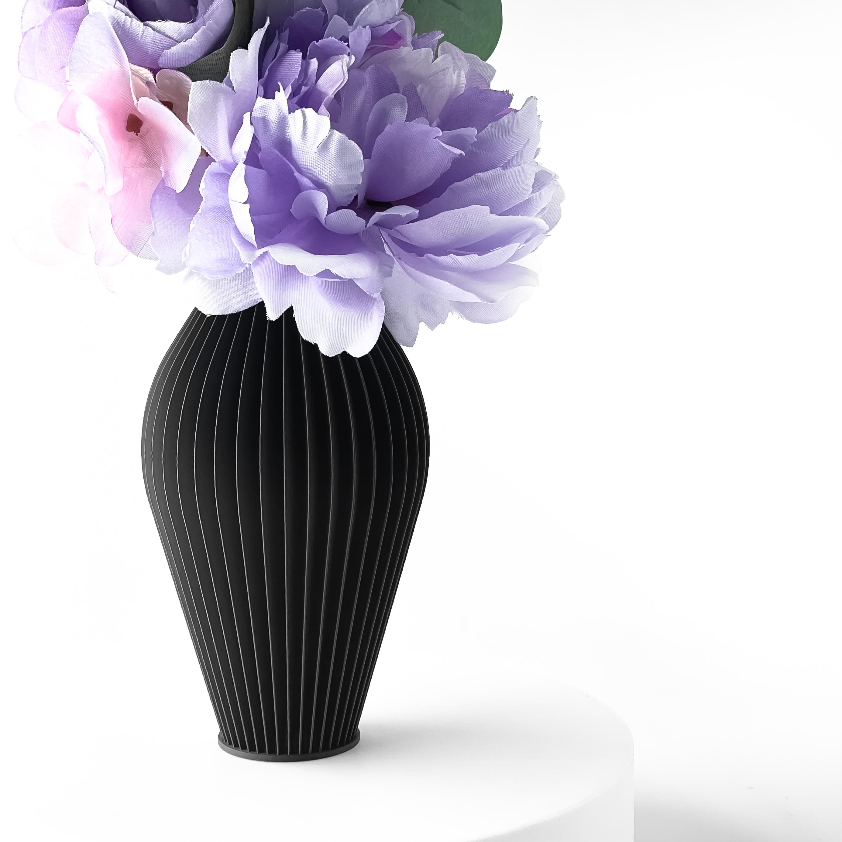 The Romere Vase, Modern and Unique Home Decor for Dried and Flower Arrangements  | STL File 3d model