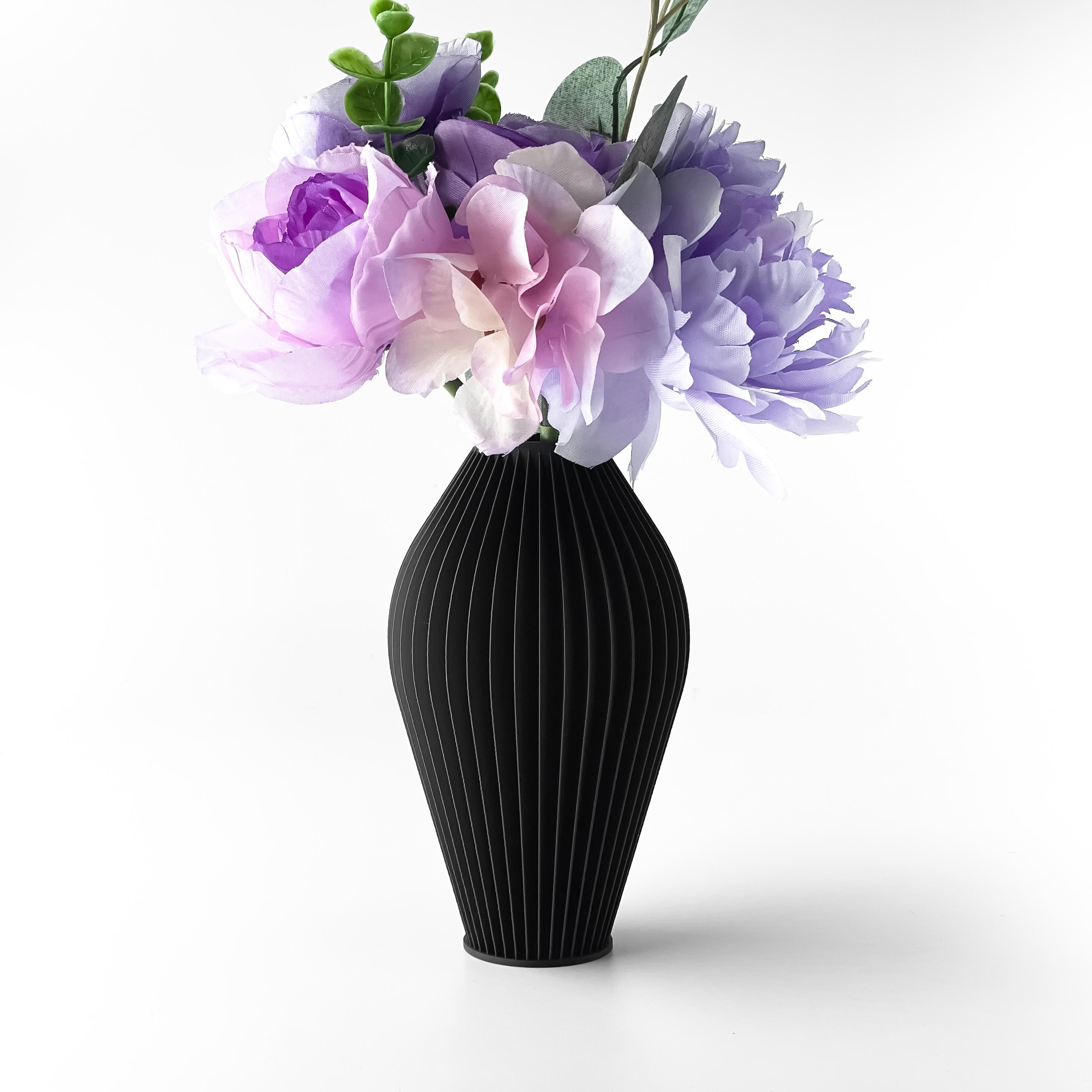 The Romere Vase, Modern and Unique Home Decor for Dried and Flower Arrangements  | STL File 3d model
