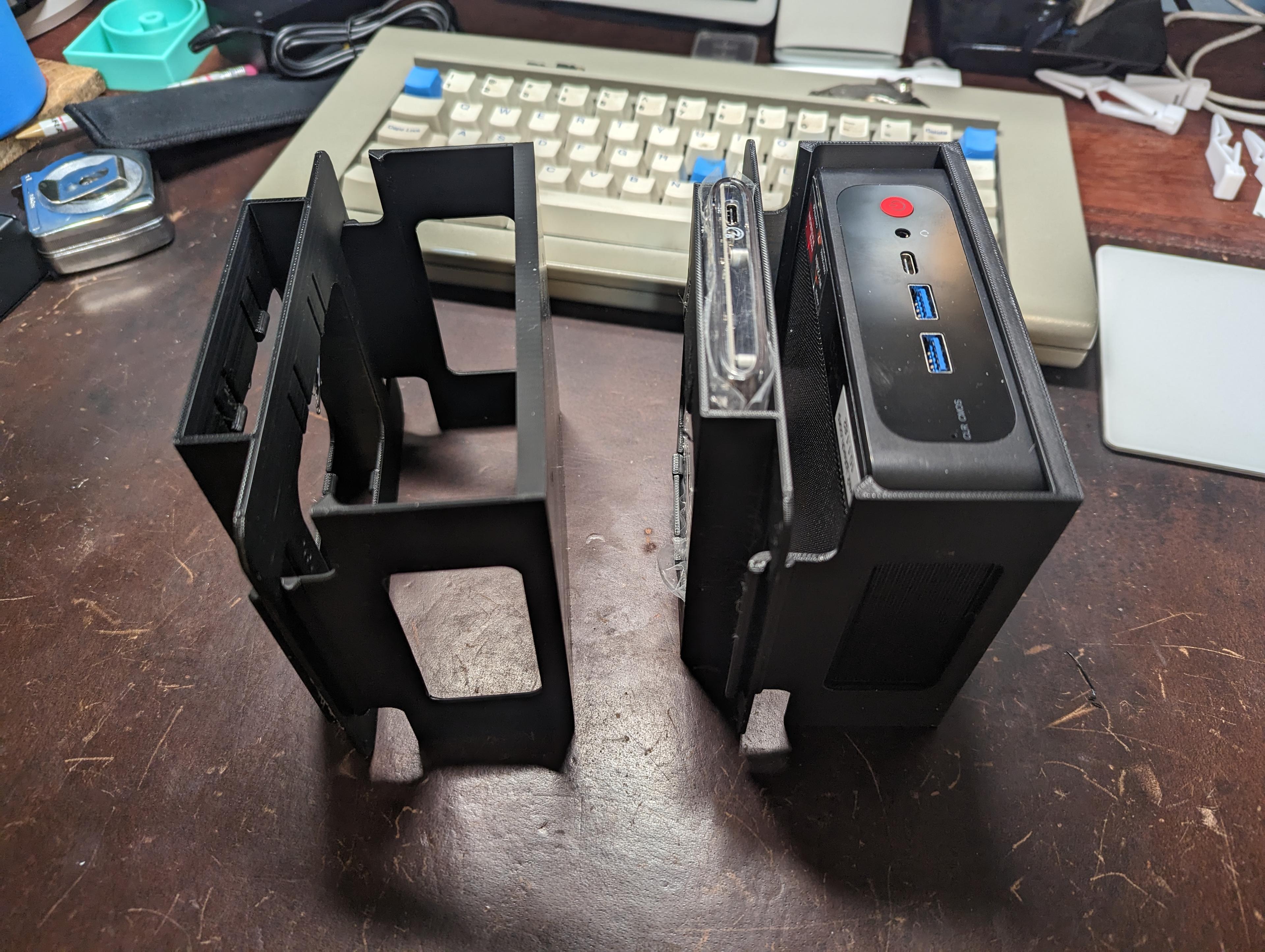 PC holder for Beelink T4 PRO(and similar sized) by SC, Download free STL  model
