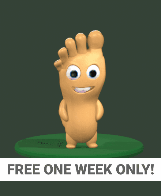 Tippy the Foot | Free This Week Only 3d model