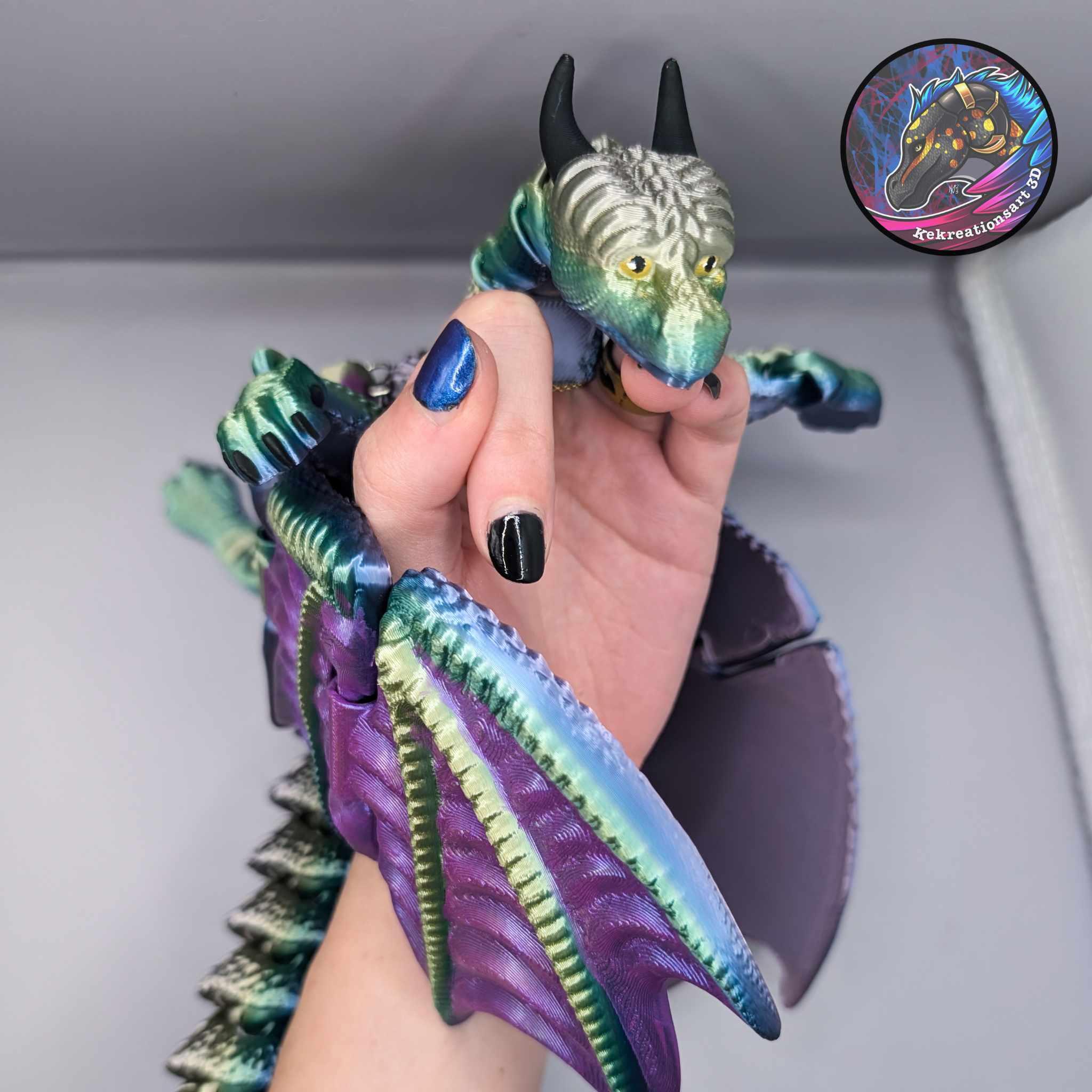 Flexi Dragon Finger Arm Puppet 3d model