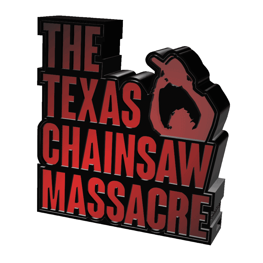 3D Multicolor Lightbox - The Texas Chainsaw Massacre 3d model