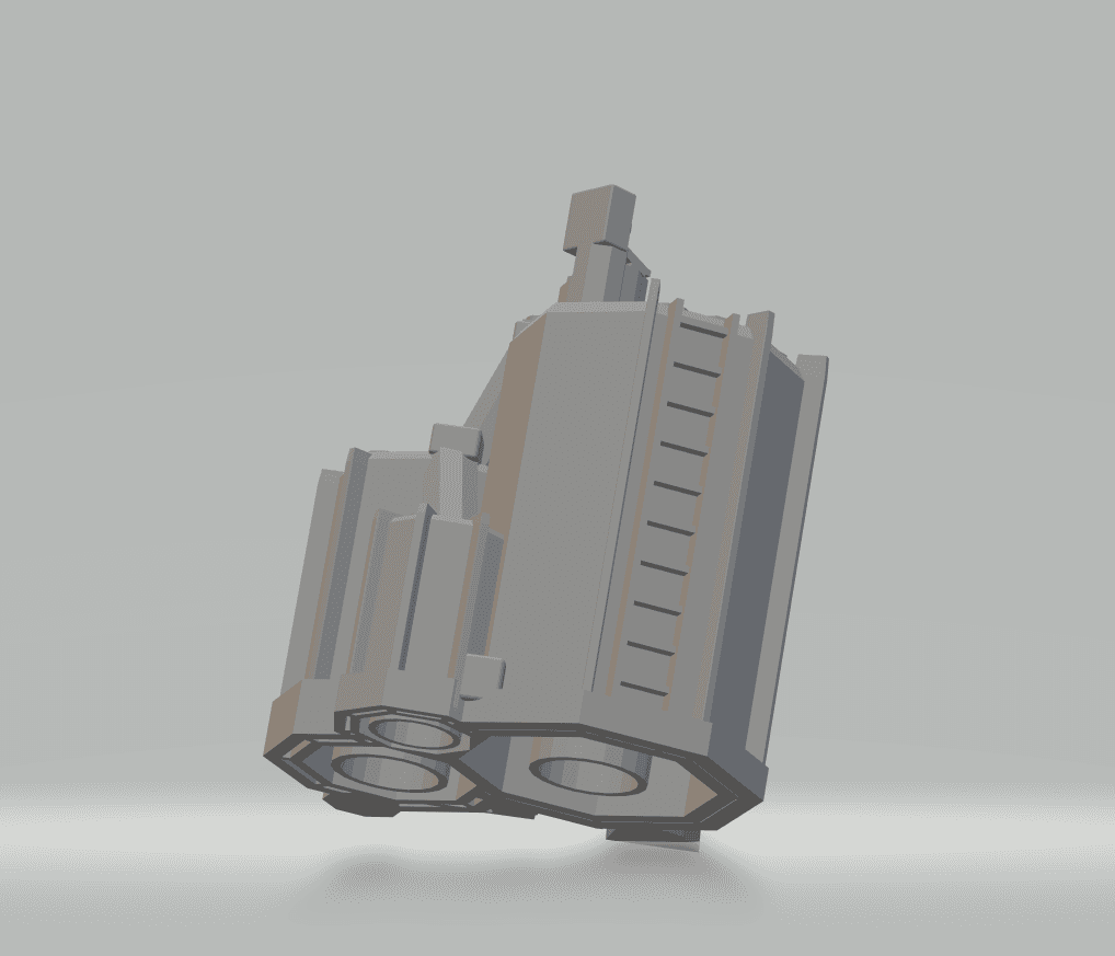 FHW: Hex Pattern Battery Station (supportless) 3d model