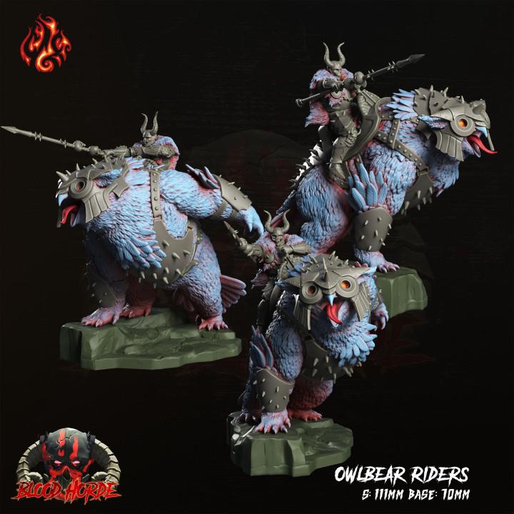 Owlbear Riders 3d model