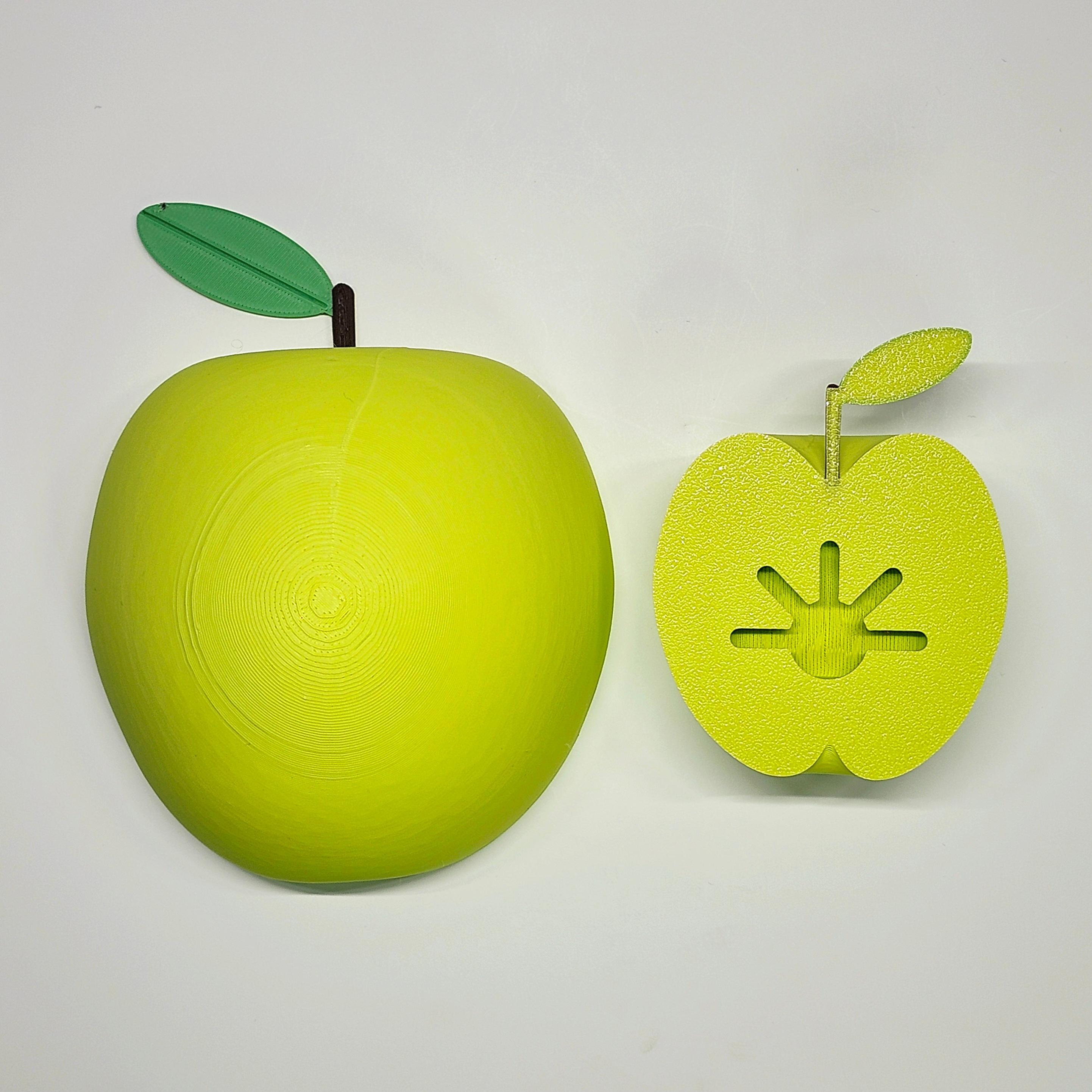 Jumbo Golden Delicious Apple Decorative Pop-Out 3D Wall Art :: The 'Low-Hanging Fruit' Collection 3d model