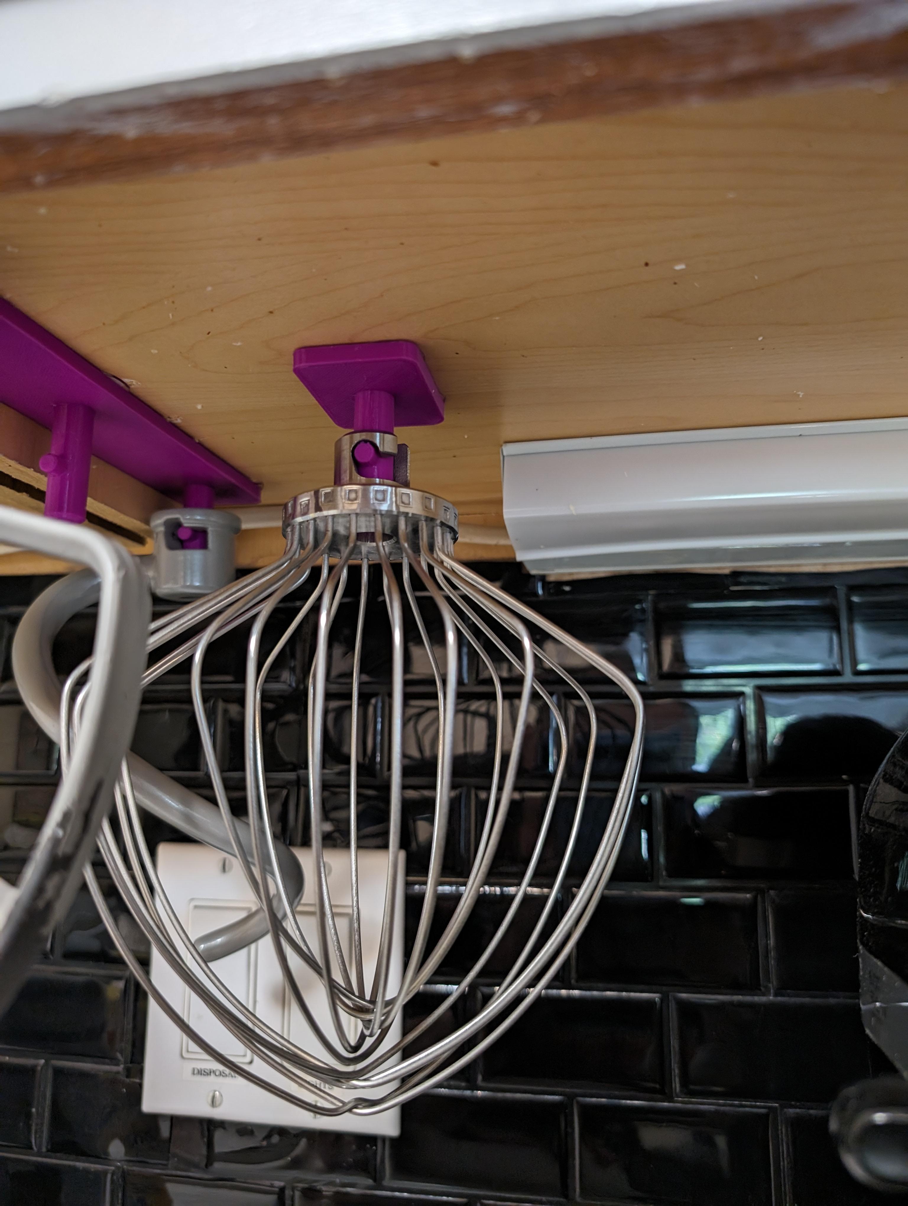 Kitchen Aid Attachment Single Hook.stl 3d model