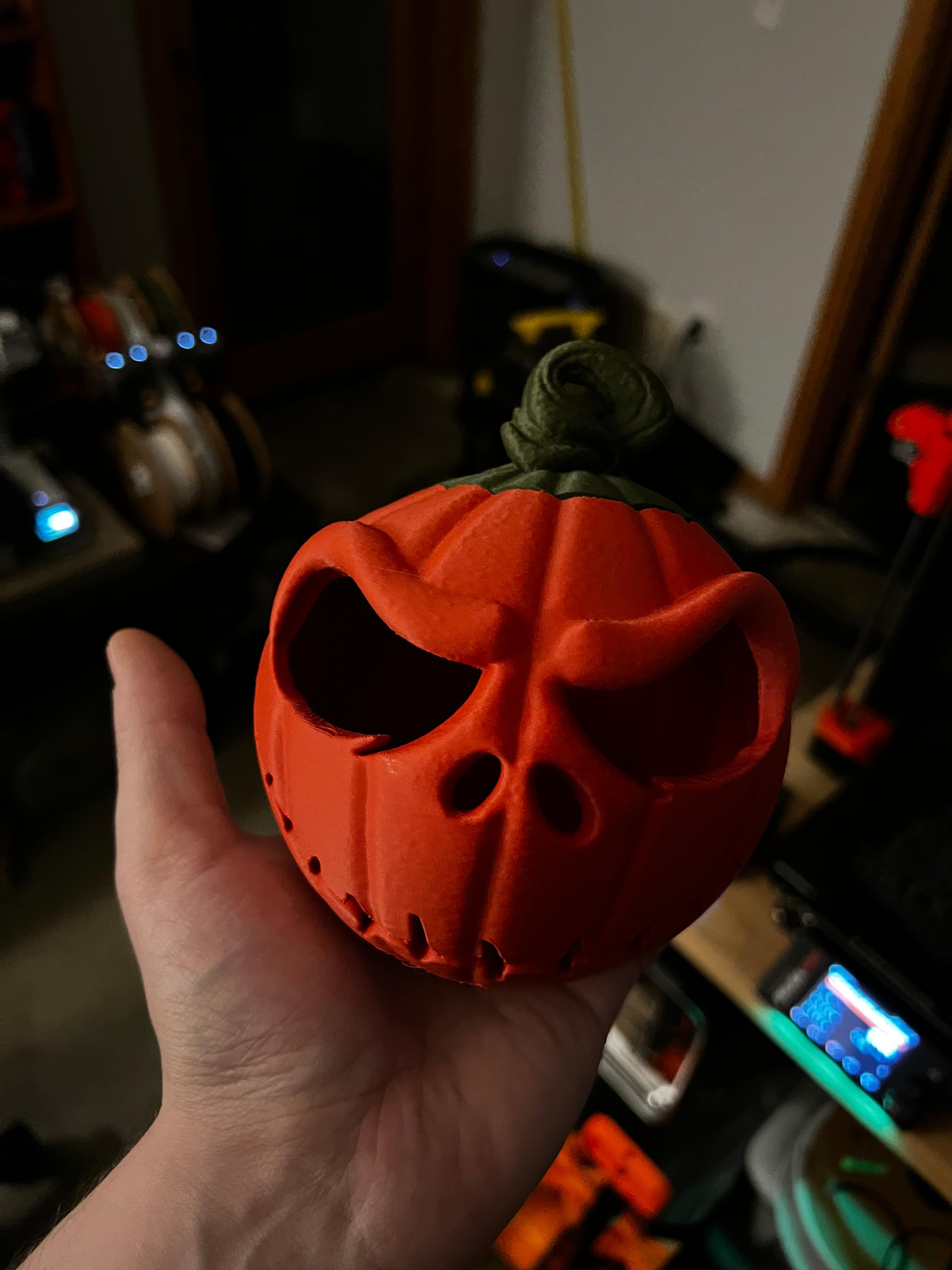 "Jack"-o'-lantern   #throwback - Love it!! Perfectly fits a Flameless Tea Light for maximum spooky! 🎃 - 3d model