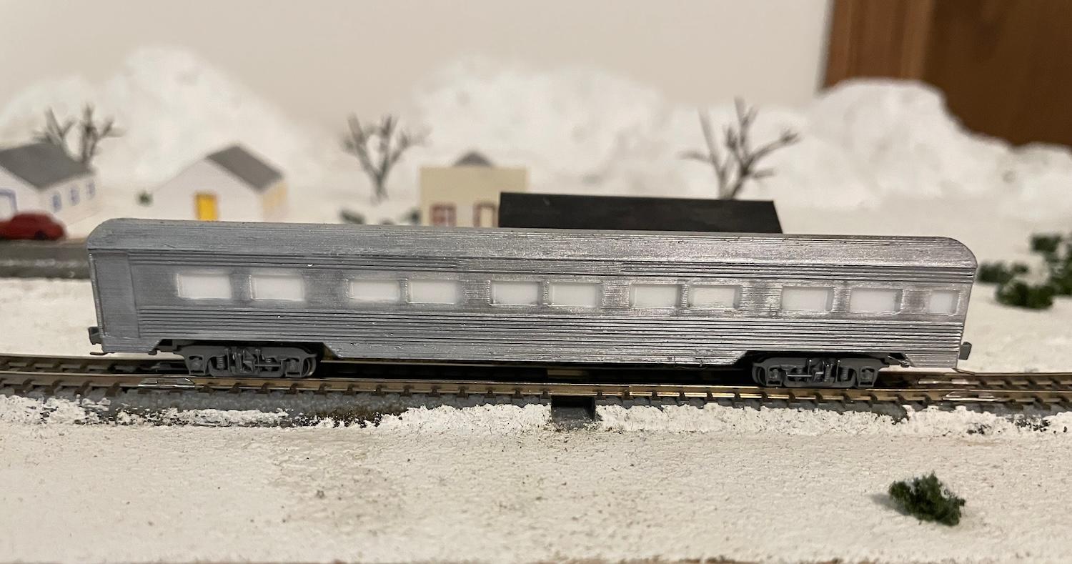 Z scale Rock Island 8-6 sleeping car 3d model