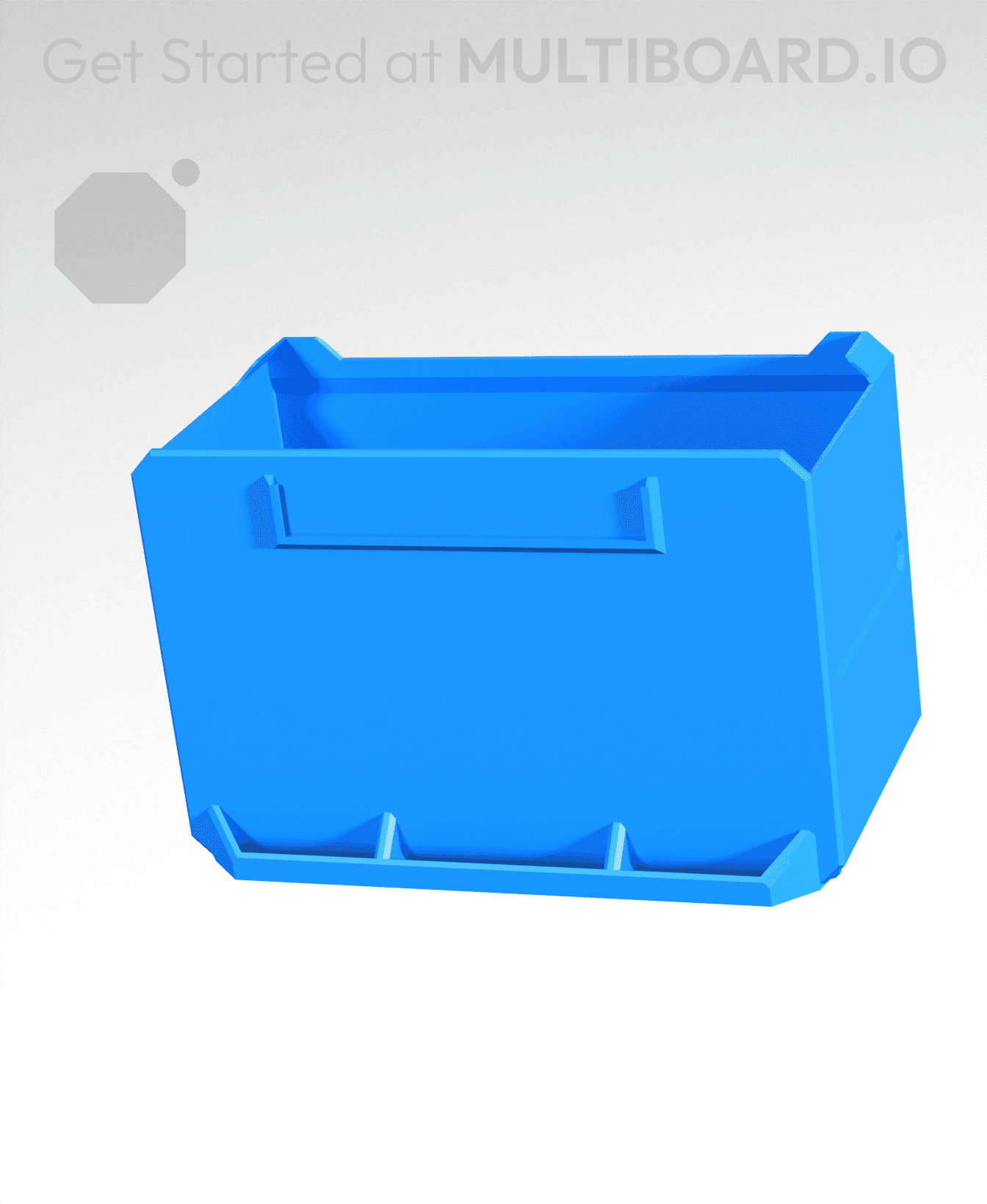 3x2x1.5-Deep - Multibin Simple Drawer 3d model