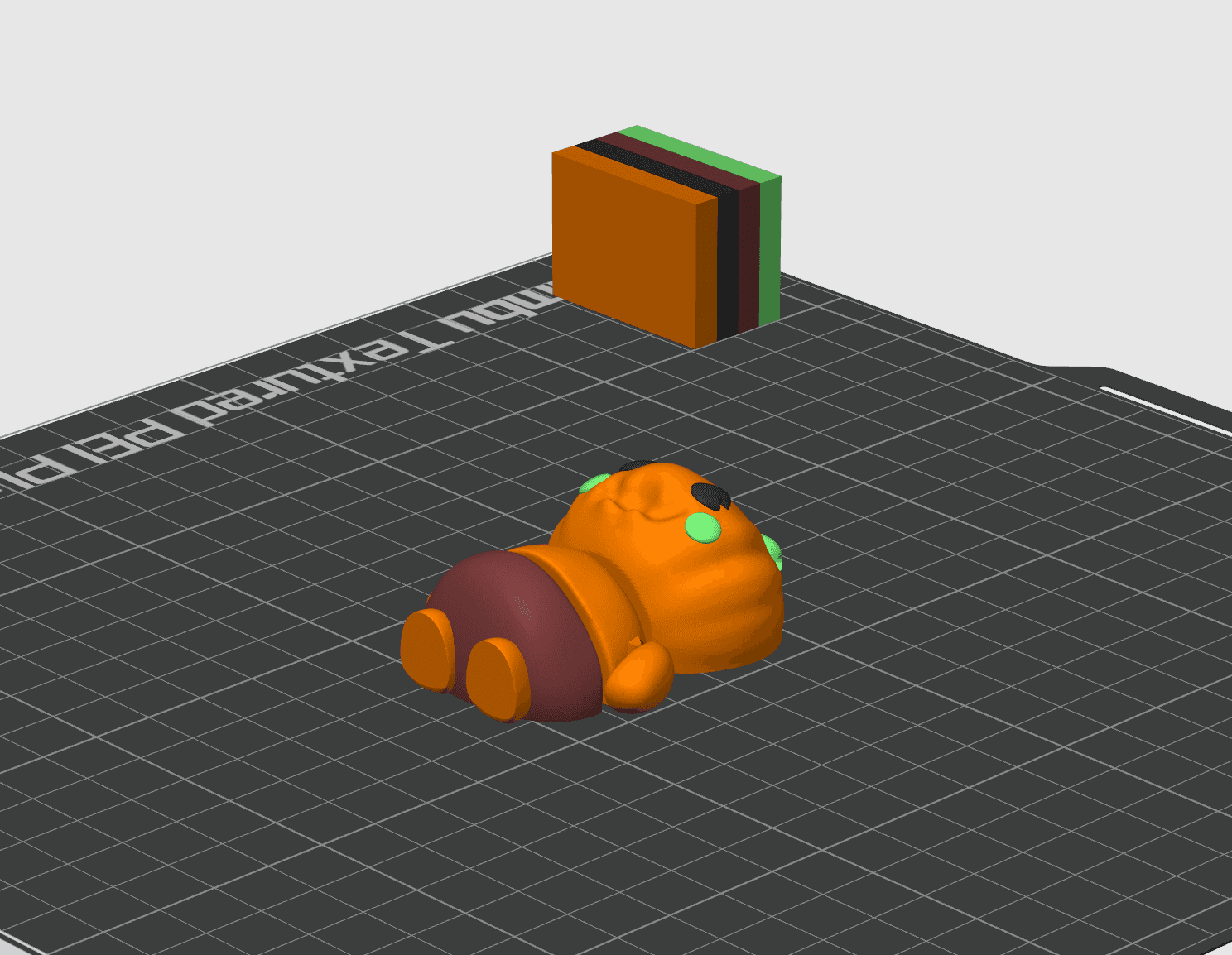 Flexi Mr. Pumpkin Keychain 3d model