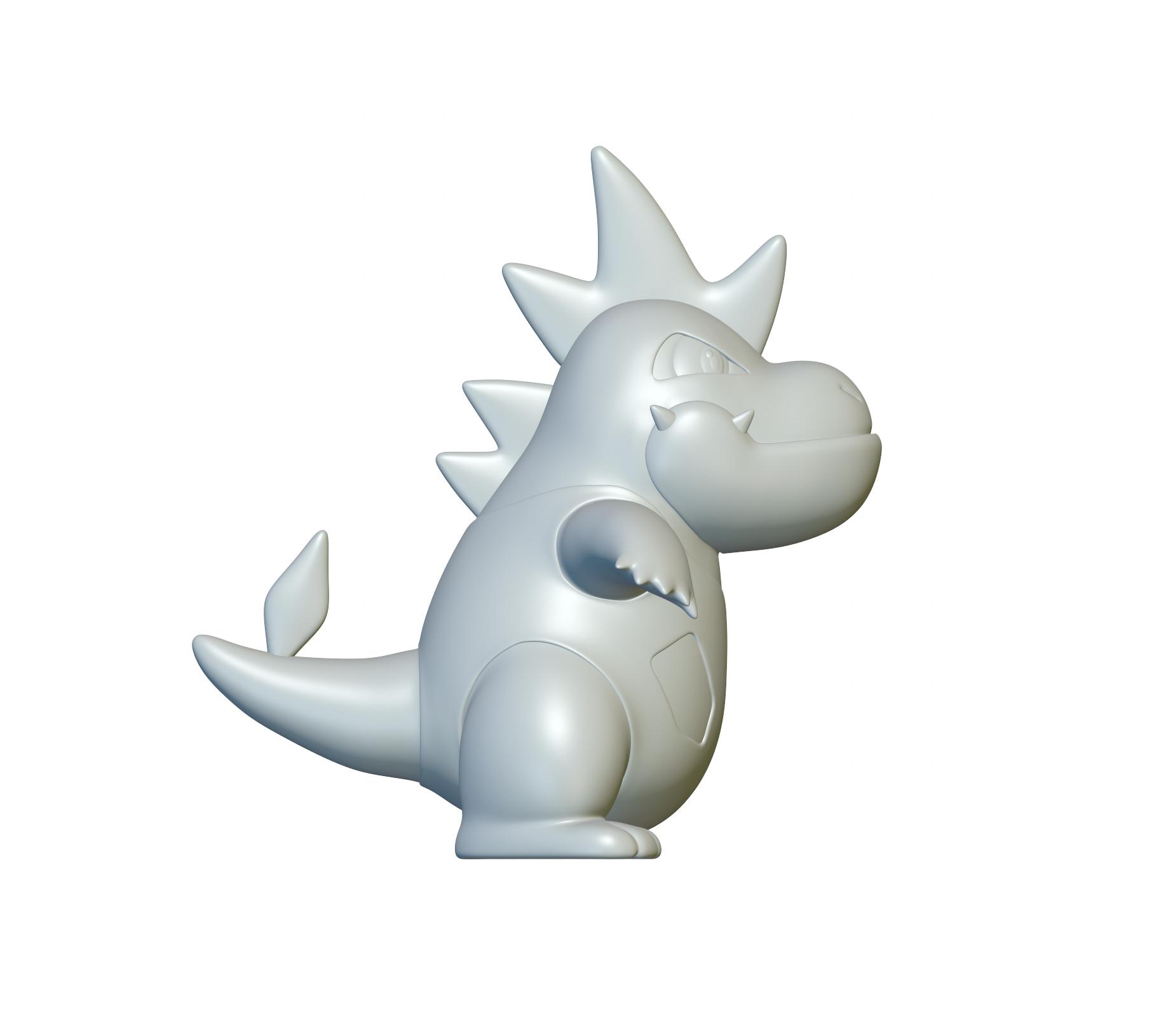 Pokemon Croconaw #159 - Optimized for 3D Printing 3d model