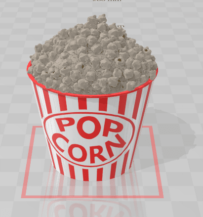 Popcorn 3d model