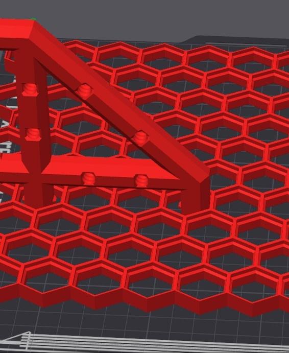 4x4 Push - Does anyone know if a Honeycomb adapter for this shelf bracket? I'm kinda in too deep on the Honeycomb system to switch now. - 3d model