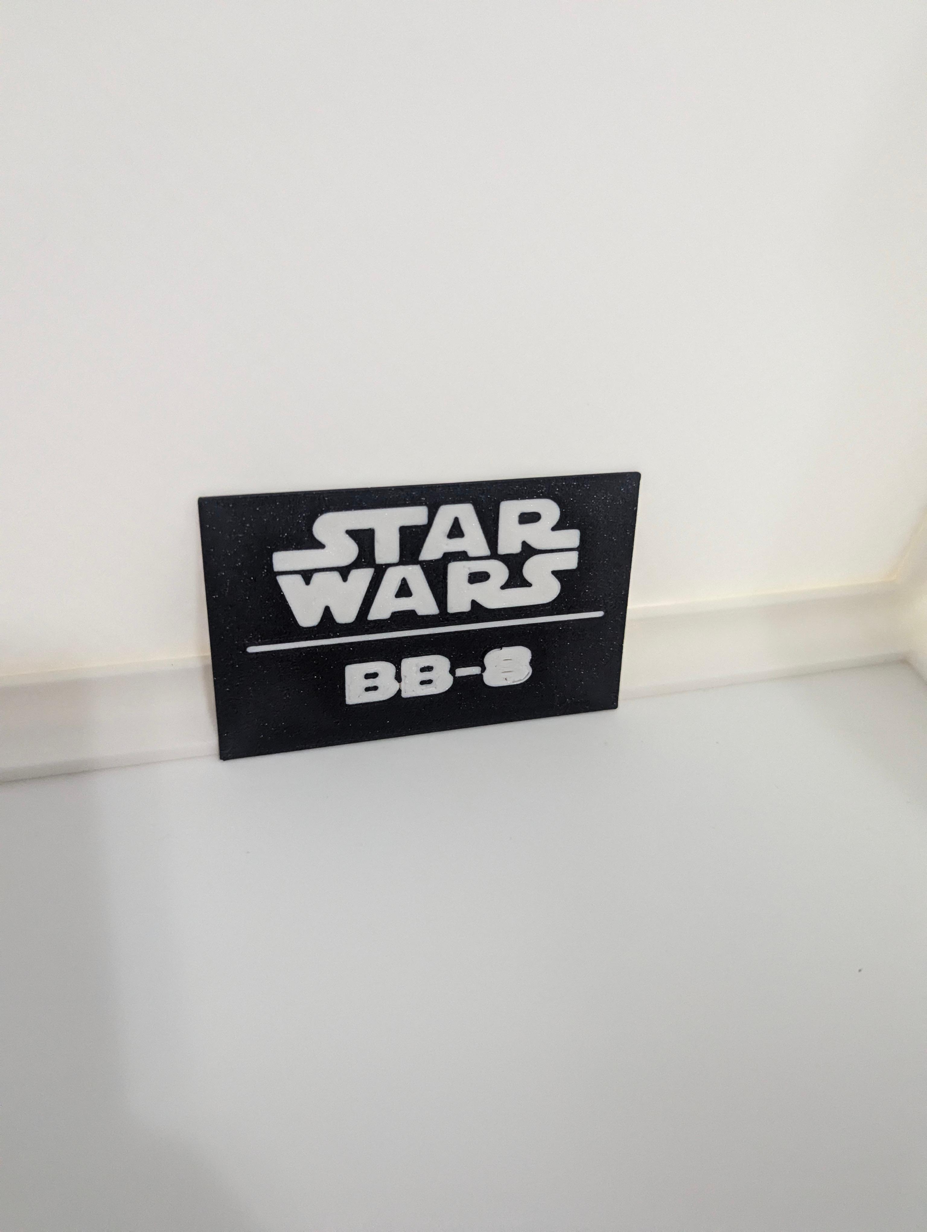 BB-8 Multicolor Nameplates 3d model