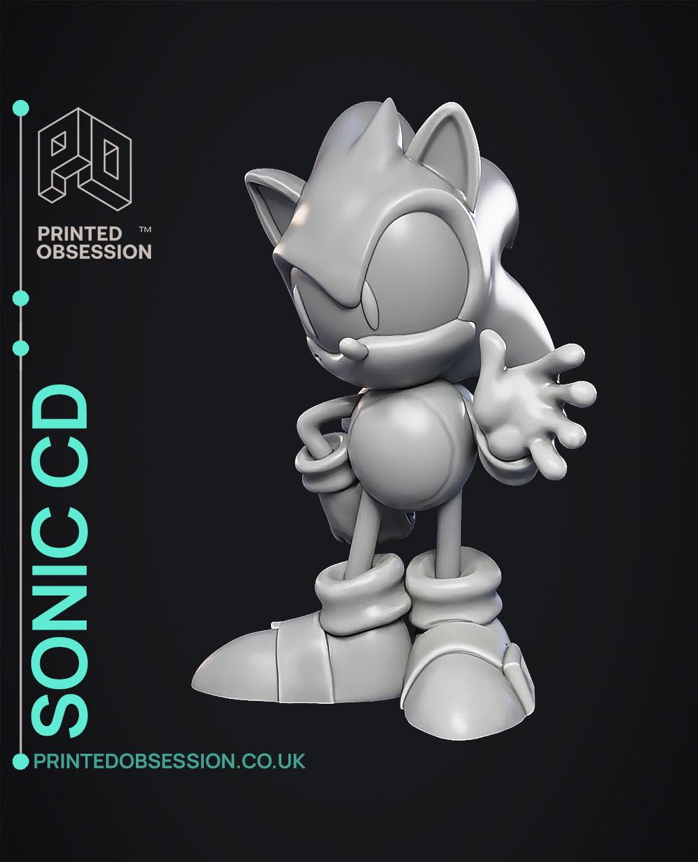 The Sonic Fanart 3D model 3D printable