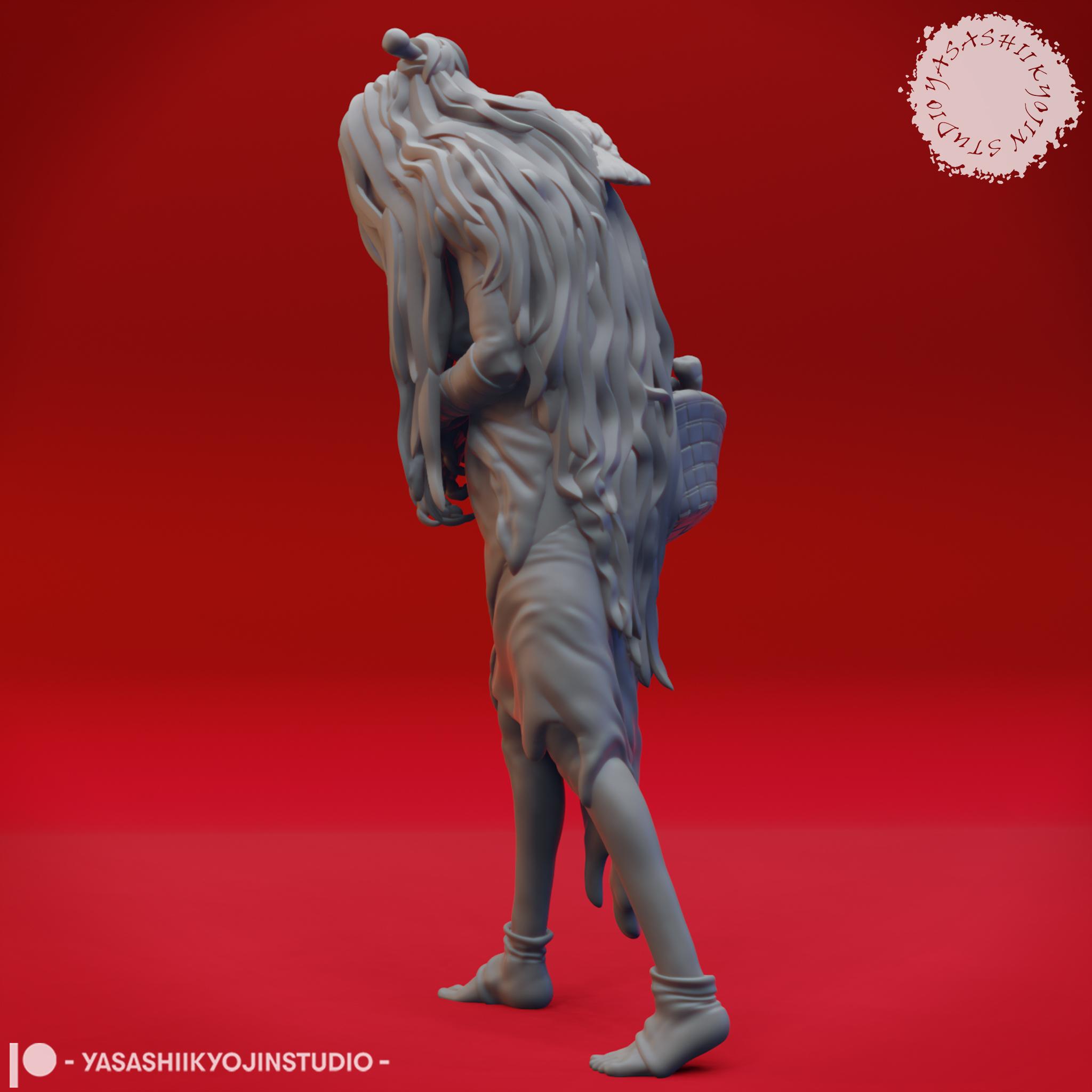 Green Hag - Tabletop Miniature (Pre-Supported) 3d model