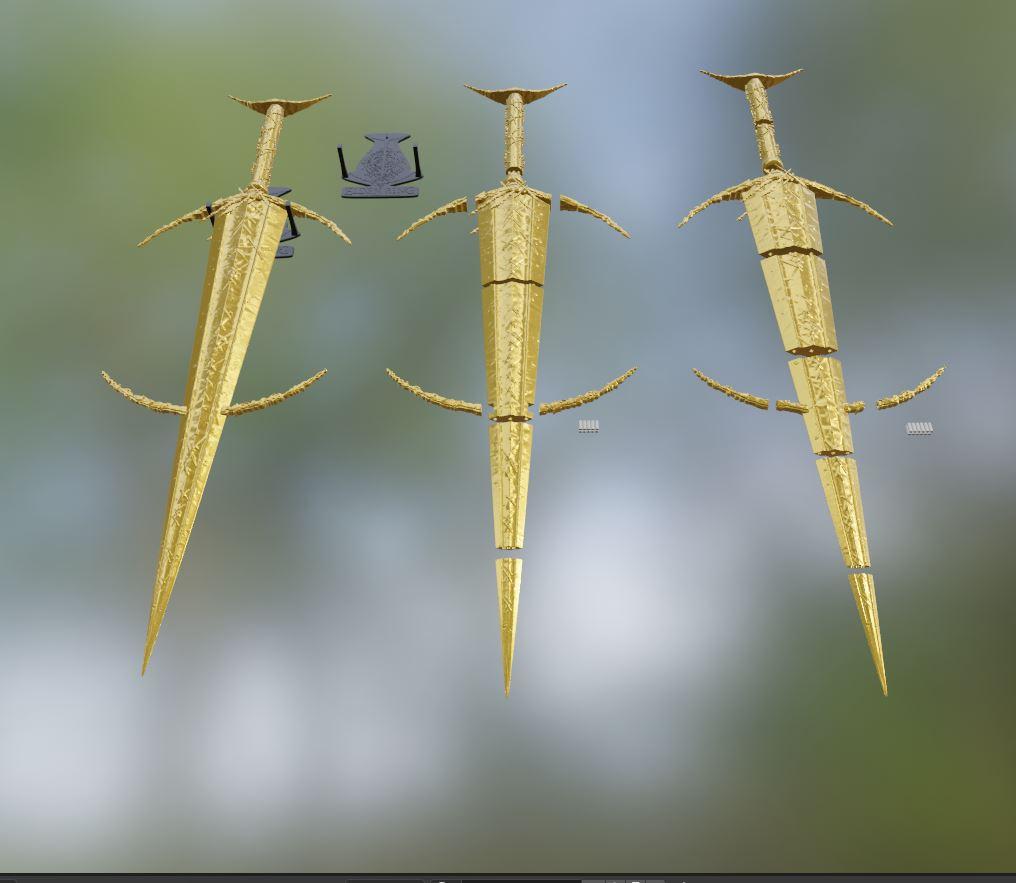 Golden Order Greatsword from Elden Ring 3d model