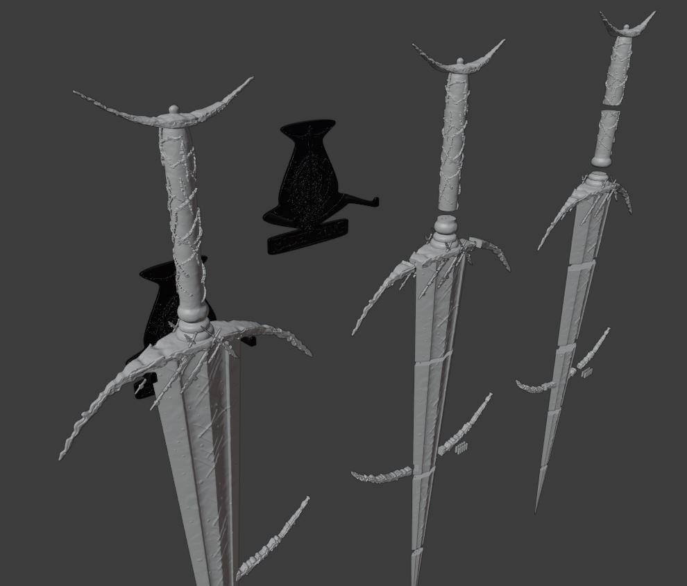 Golden Order Greatsword from Elden Ring 3d model