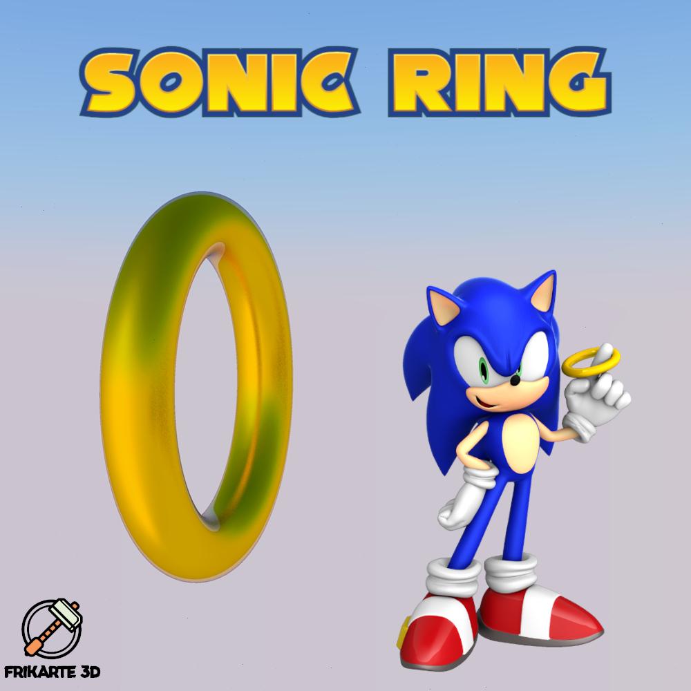 How many gold rings can you count? - Sonic The Hedgehog