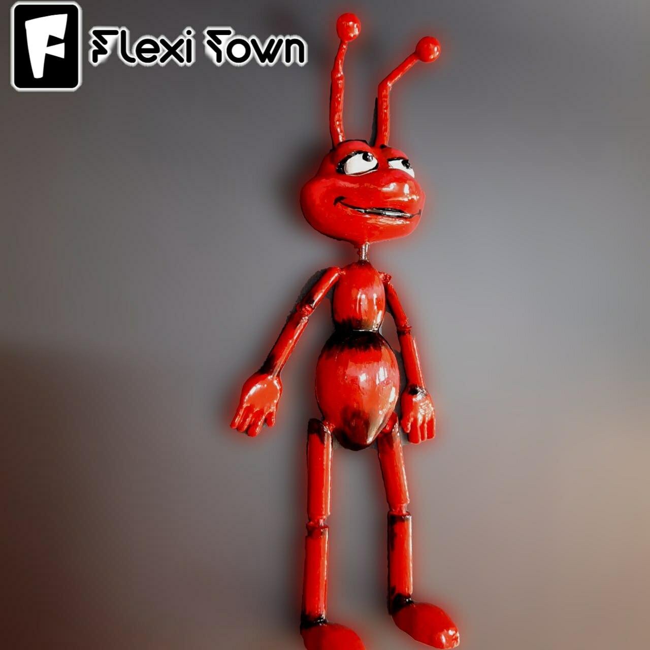 Flexi Print-in-Place the Ant 3d model