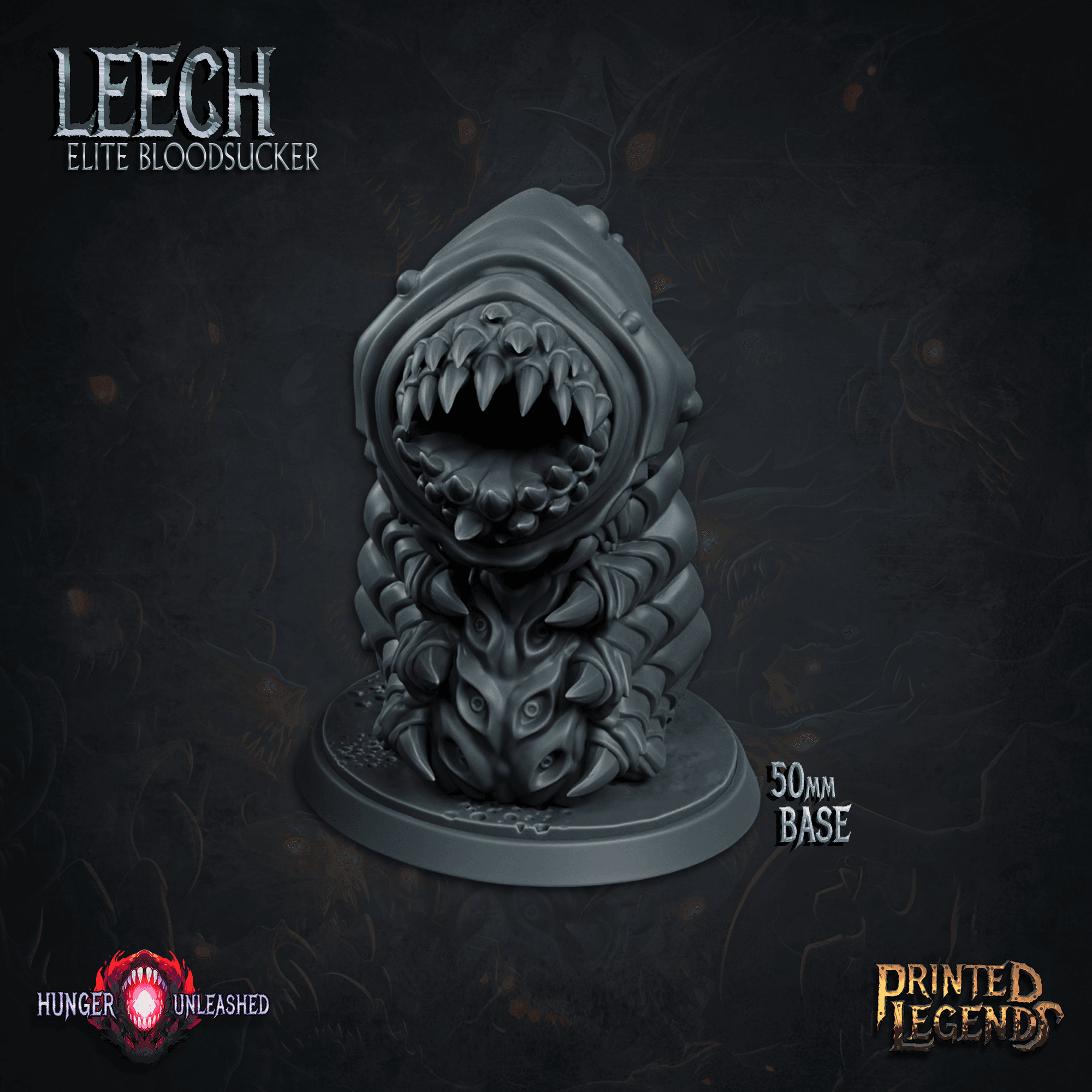 Leech 01 (50mm) 3d model