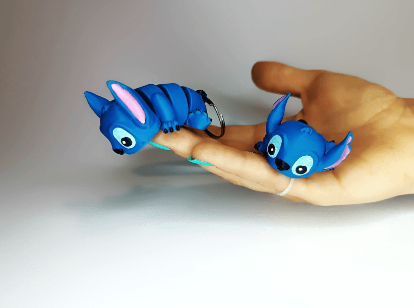 Flexi Stitch Toys, Keychain, Magnet  3d model