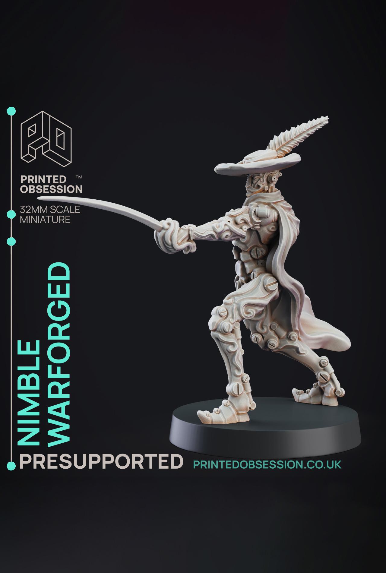 Nimble - Constructs - PRESUPPORTED - Illustrated and Stats - 32mm scale			 3d model