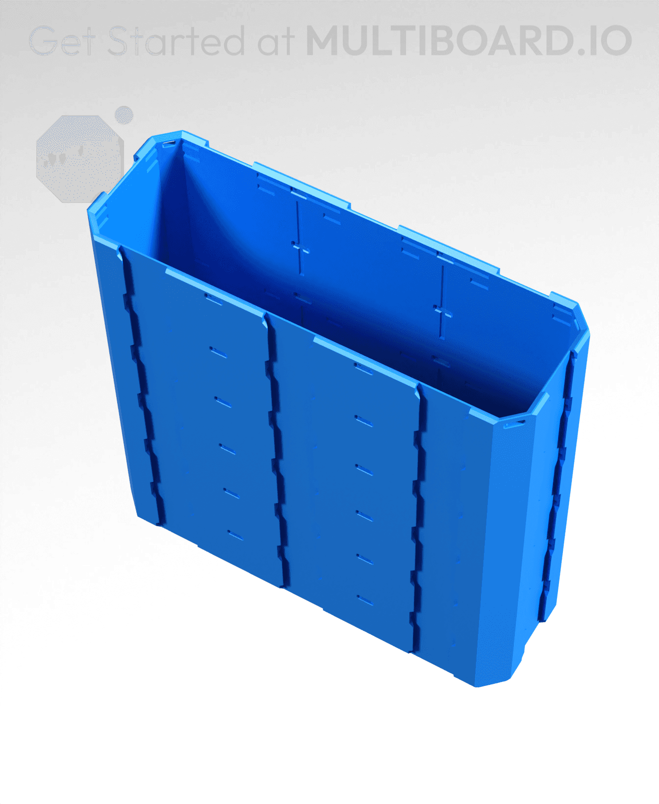 3x1x3 - Full Multipoint Rail - Standard Click-In Multibin Shell Extension 3d model