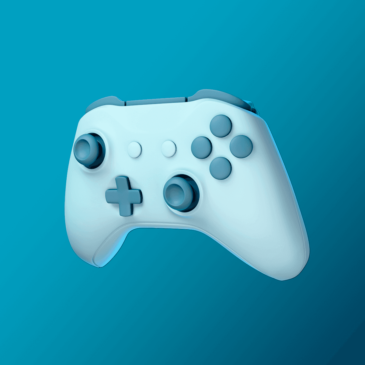 Xbox One Controller 3d model