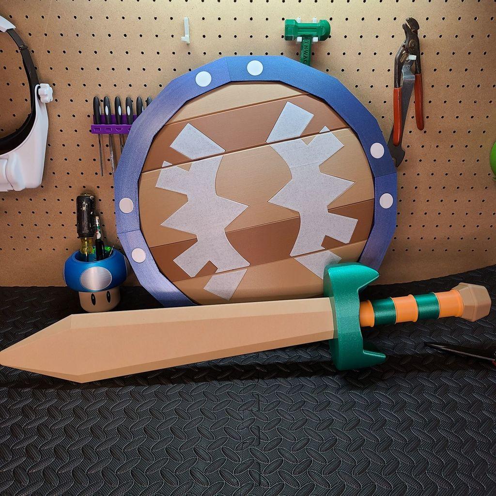 Links Wooden Sword  3d model