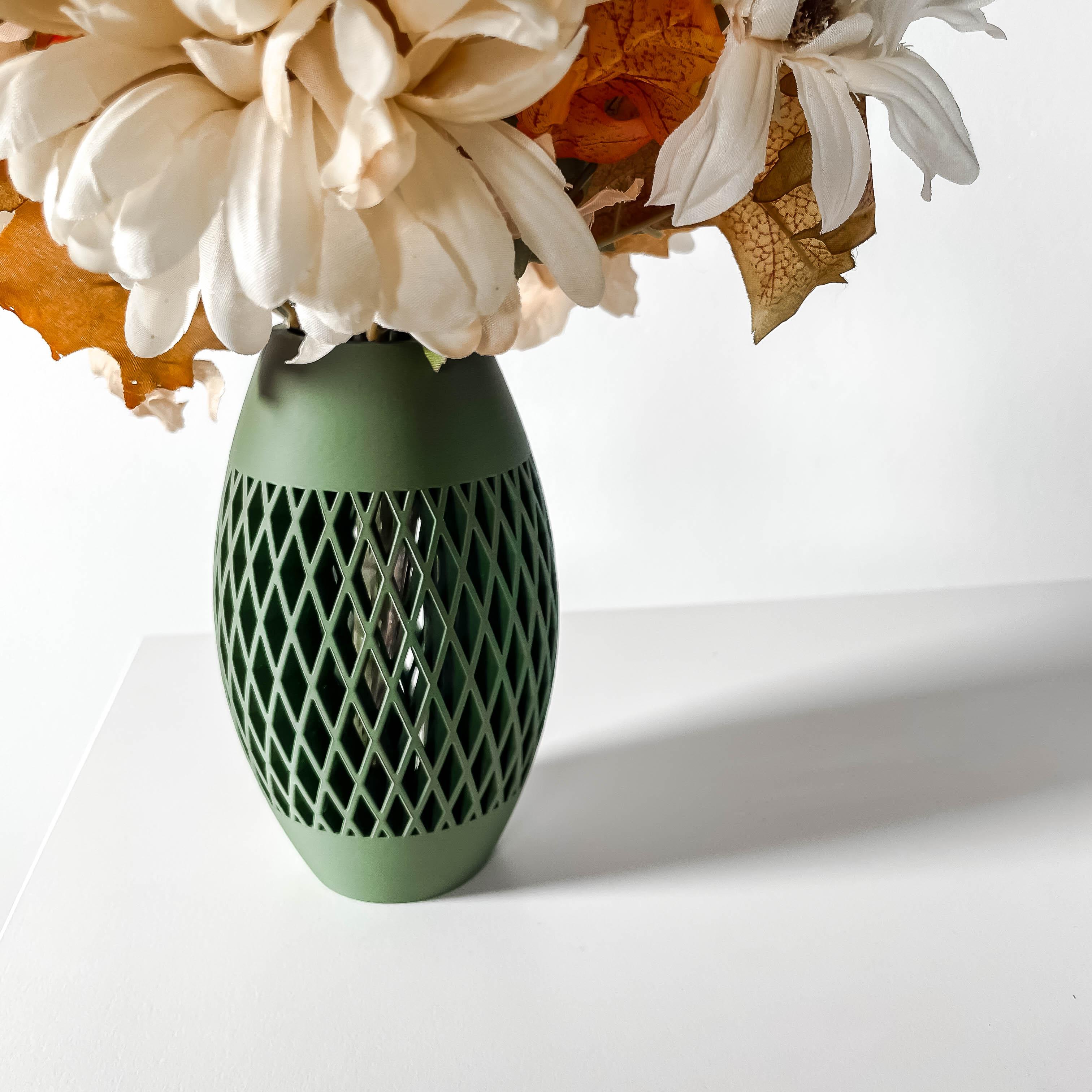 The Xero Vase, Modern and Unique Home Decor for Dried and Preserved Flower Arrangement  | STL Fil 3d model