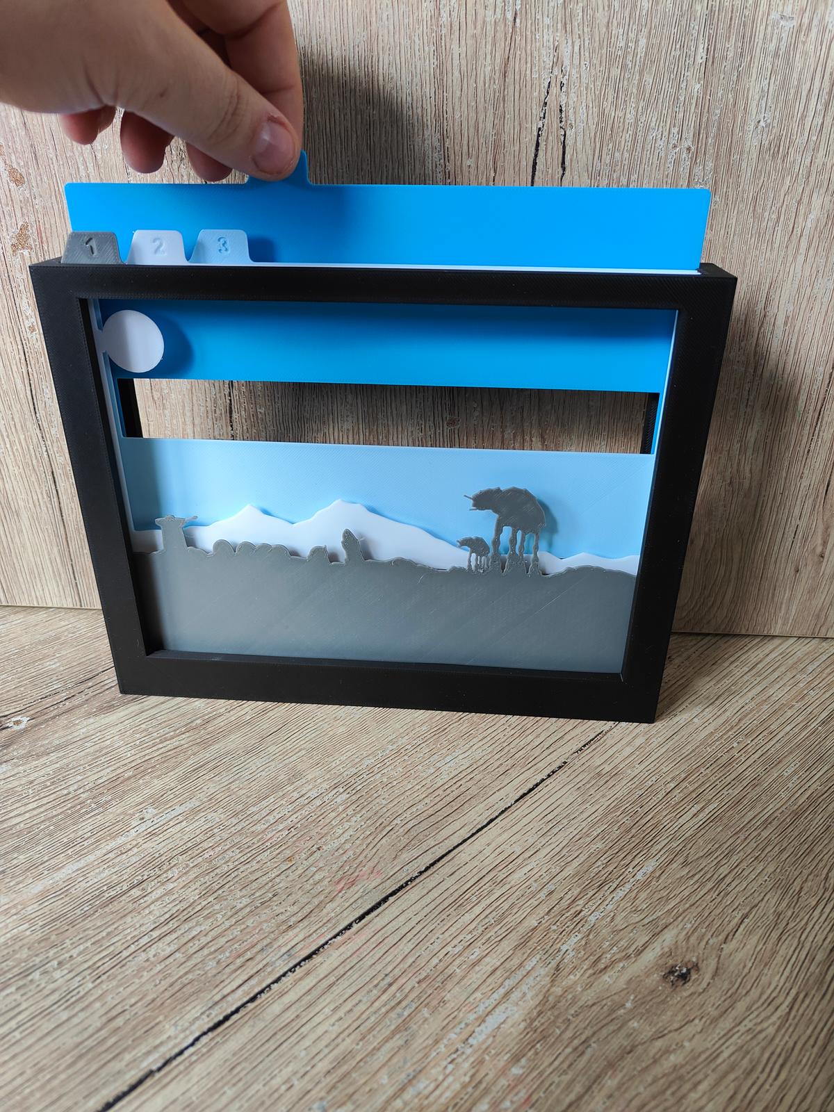 The Starry Night Shadow Box - 3D model by TheCraftyMaker on Thangs