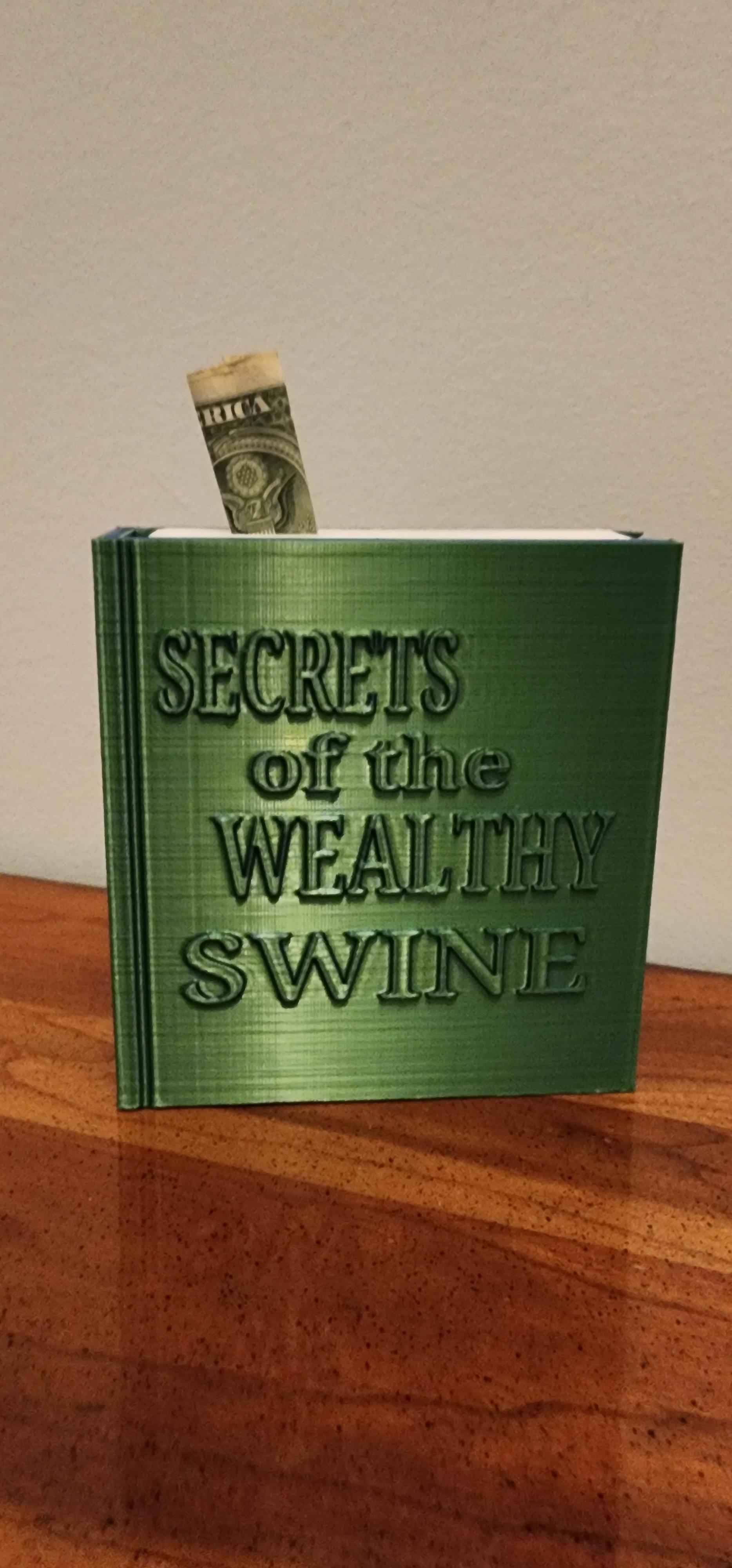 Secret Piggybank Book 3d model