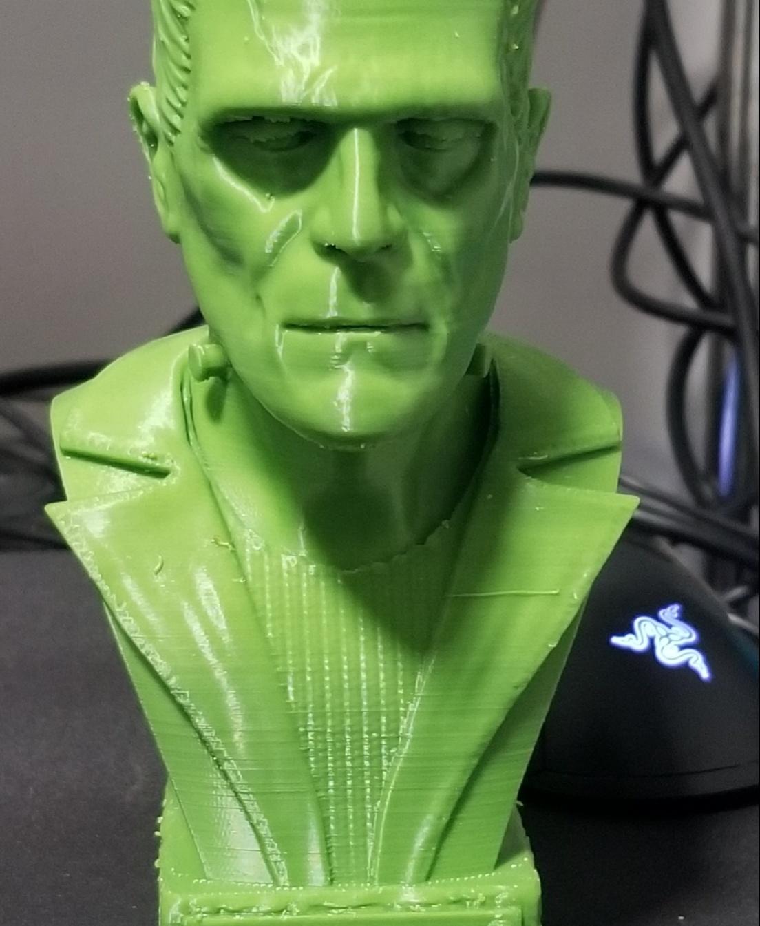 Frankenstein Monster Bust (Pre 3d model