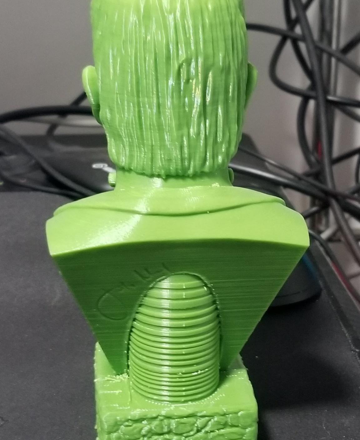 Frankenstein Monster Bust (Pre-Supported) 3d model