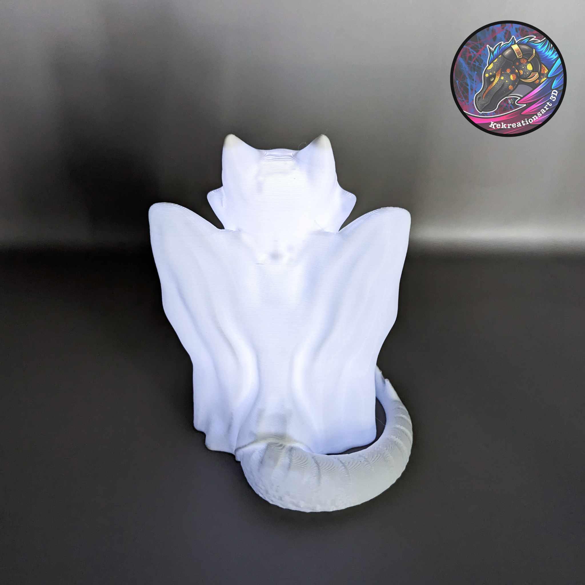 Ghost Dragon Figurine 3d model