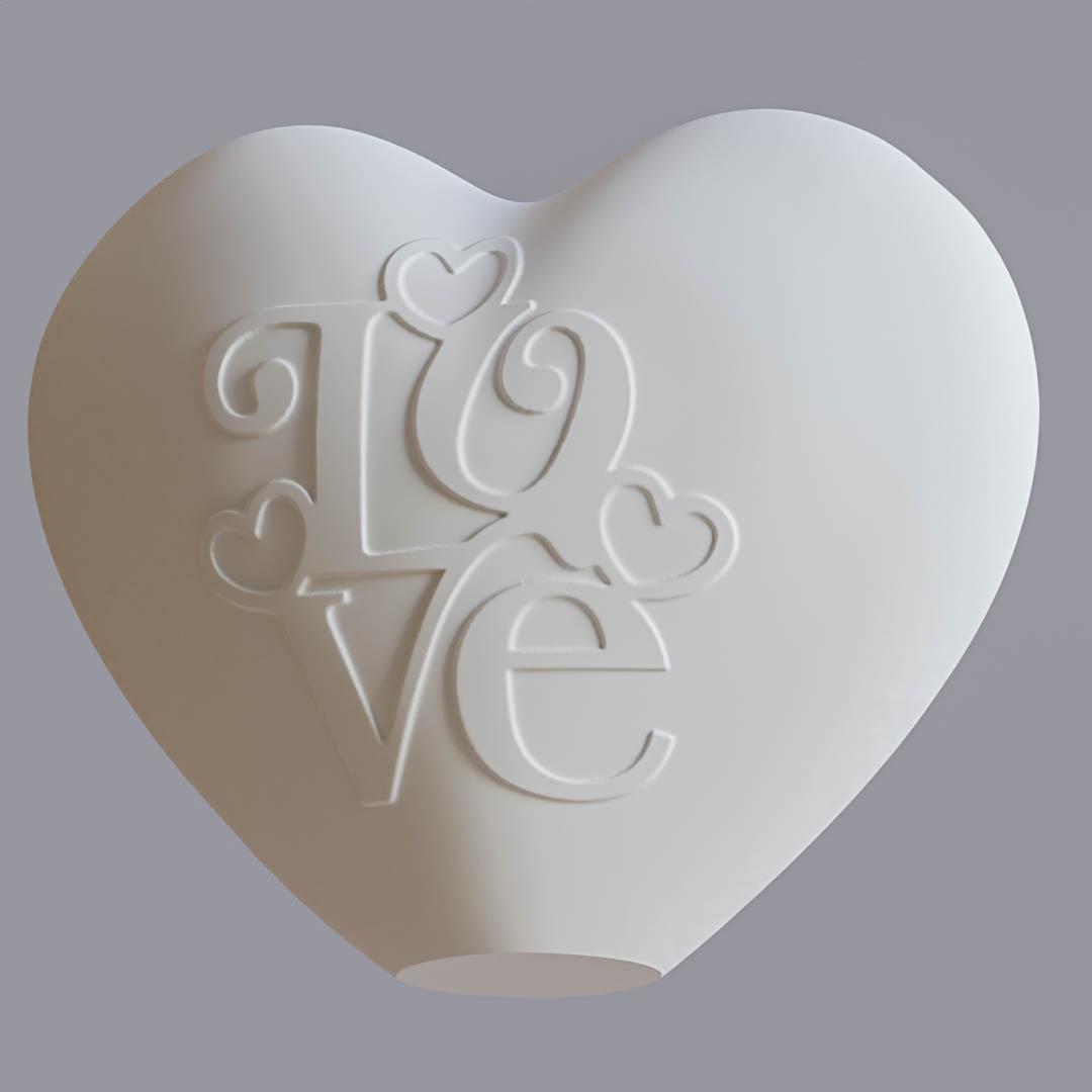 Simple heart - Corazon 3d model