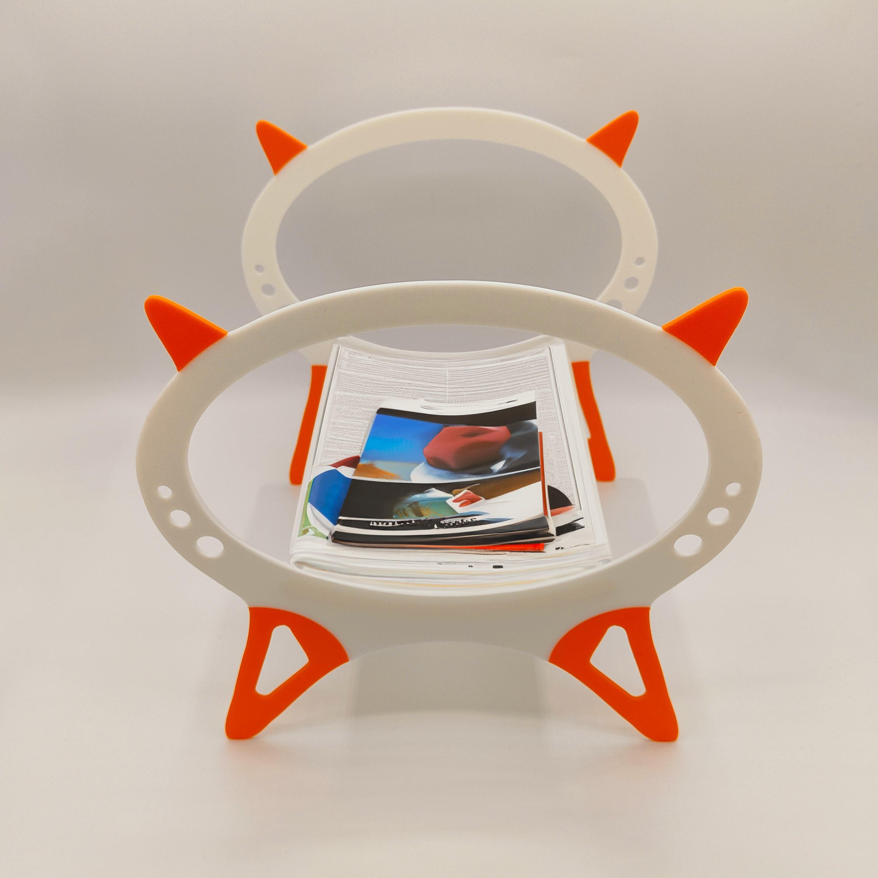 Milo Magazine Rack (Free edition) 3d model