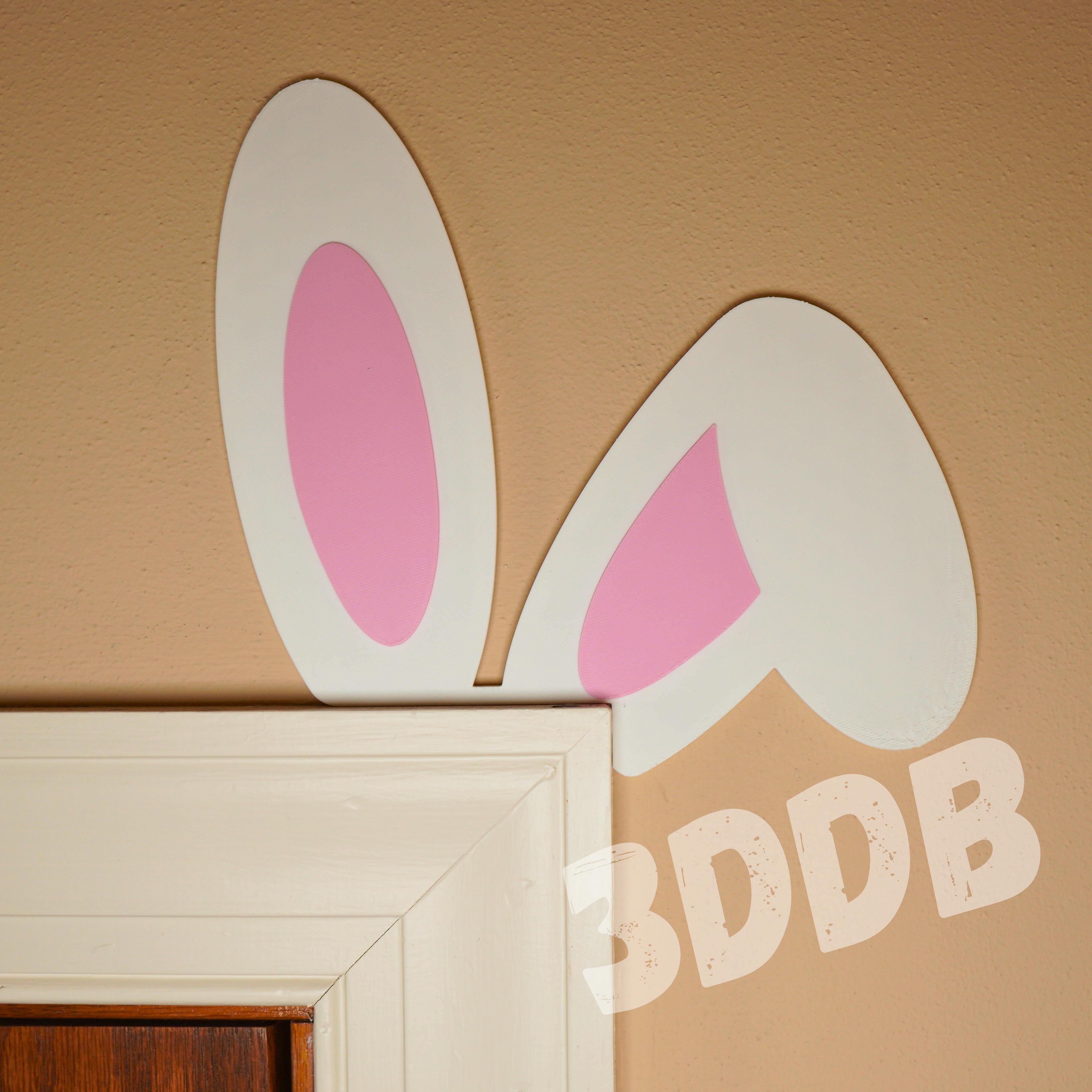 Easter Bunny Ears Door Topper 3d model