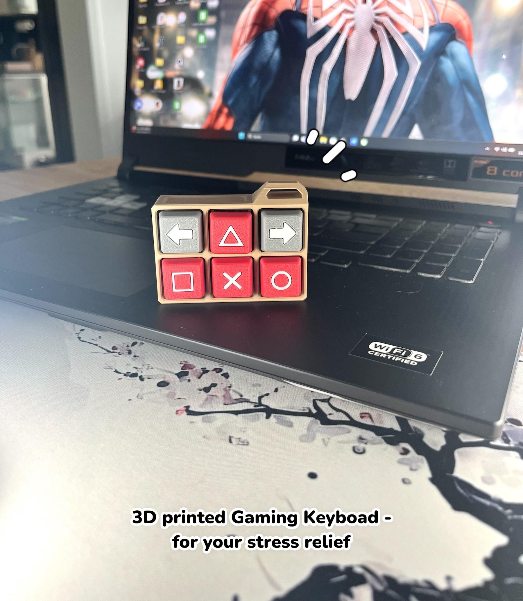 DIY Keyboard for stress relief 3d model