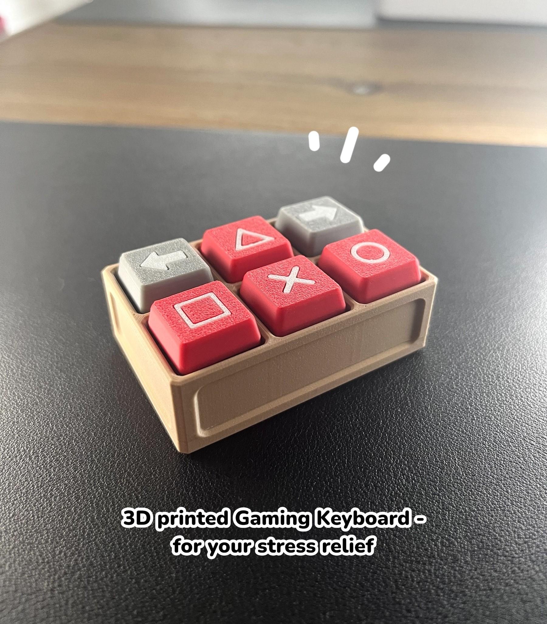 DIY Keyboard for stress relief 3d model