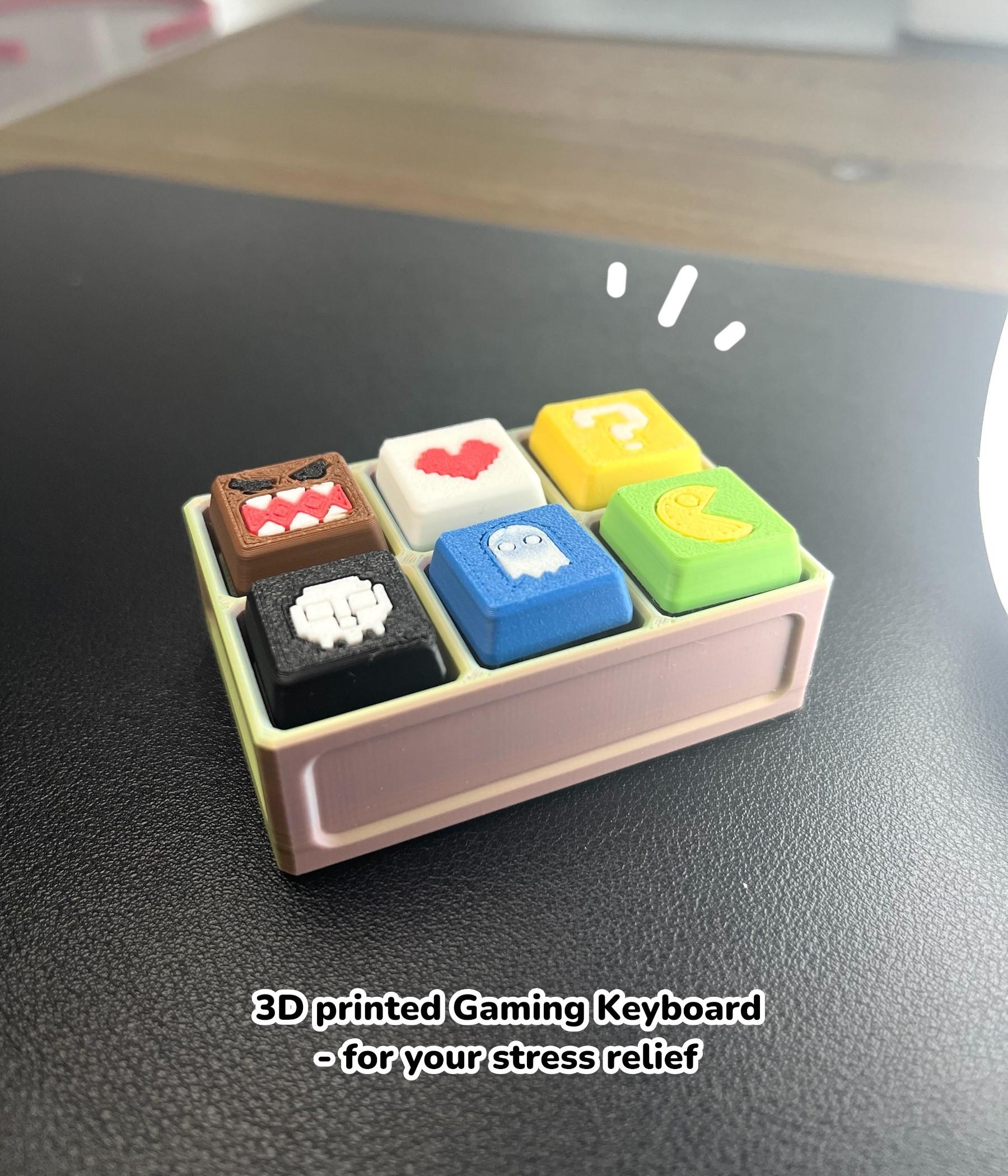 DIY Keyboard for stress relief 3d model