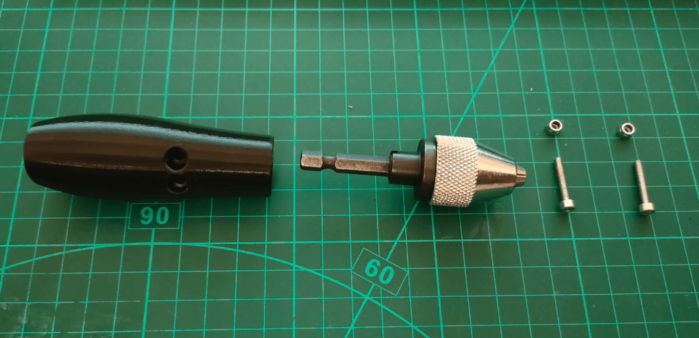 Keyless drill chuck handle Yato 3d model