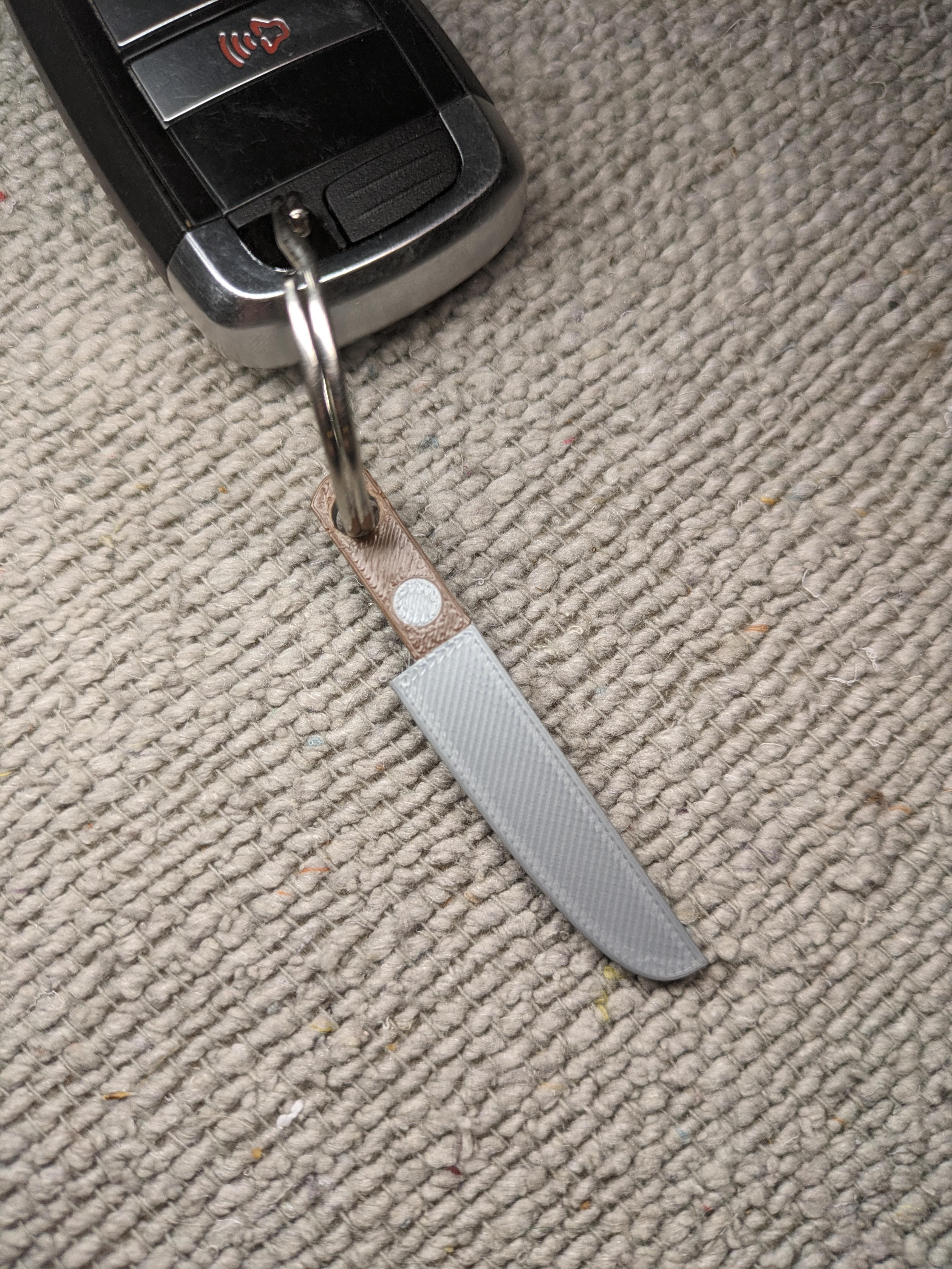 Knife Keychain  3d model